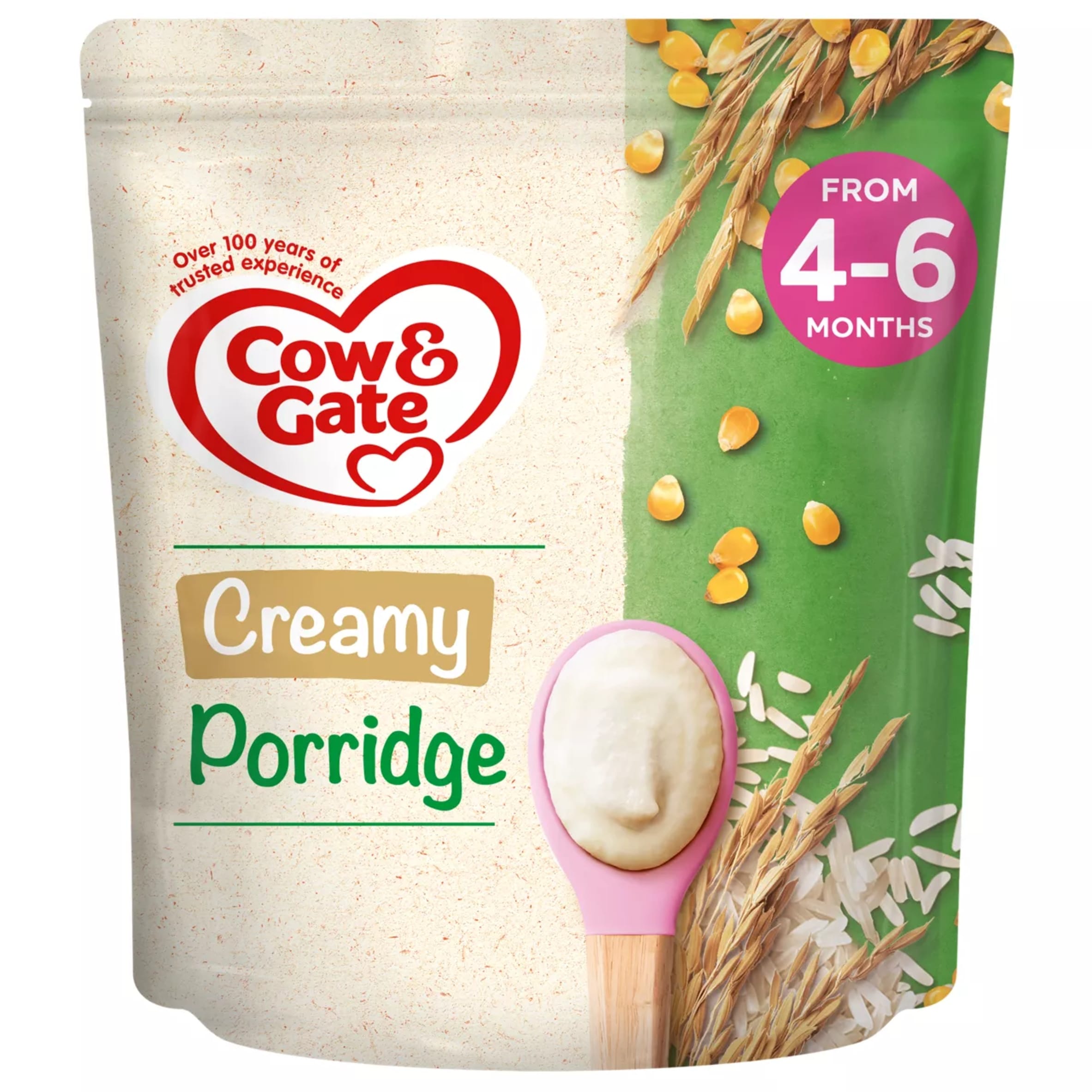Cow & Gate Creamy Porridge Baby Cereal 4-6+ Months