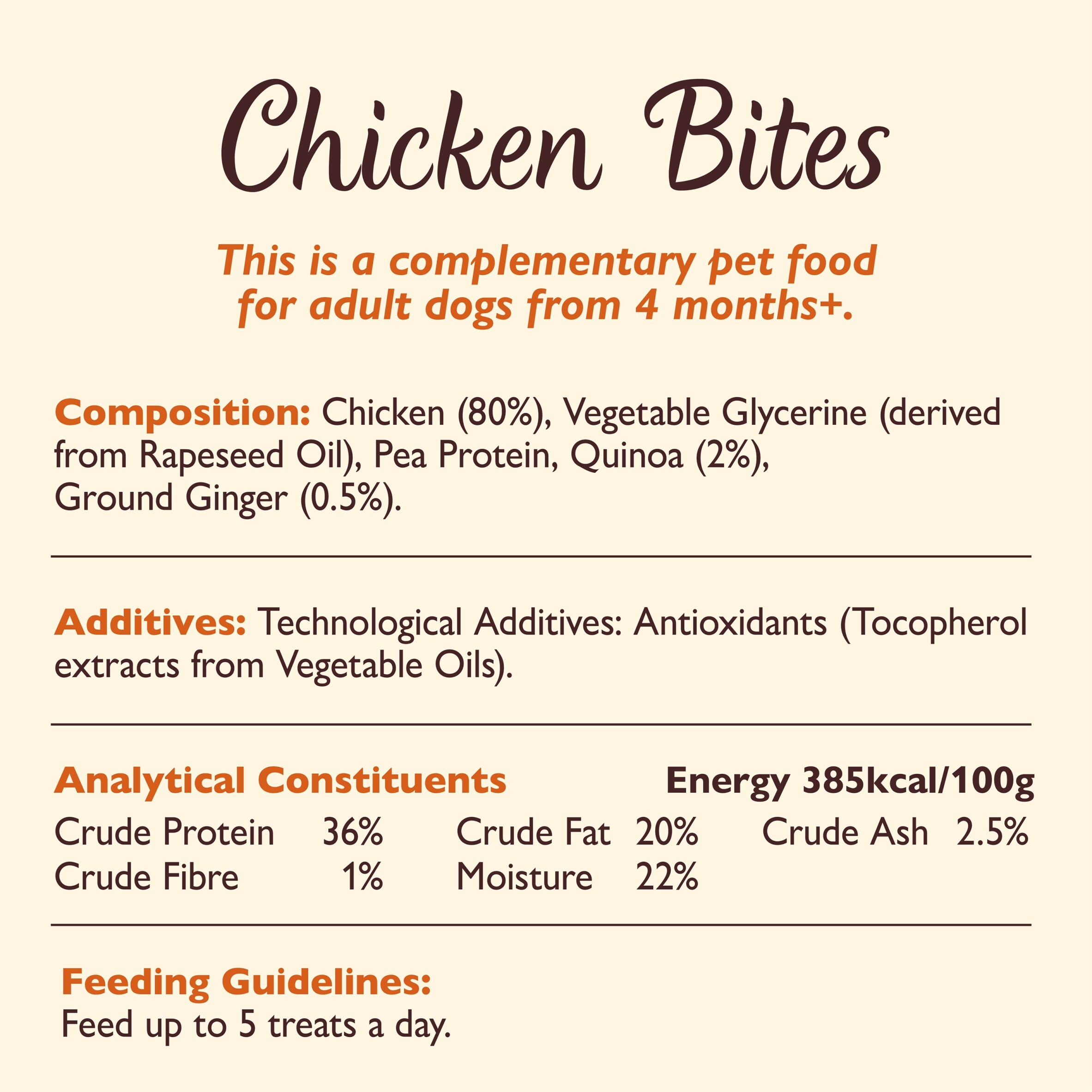 Lilys Kitchen Dog Treats Chicken Treats 70G thumbnail 4