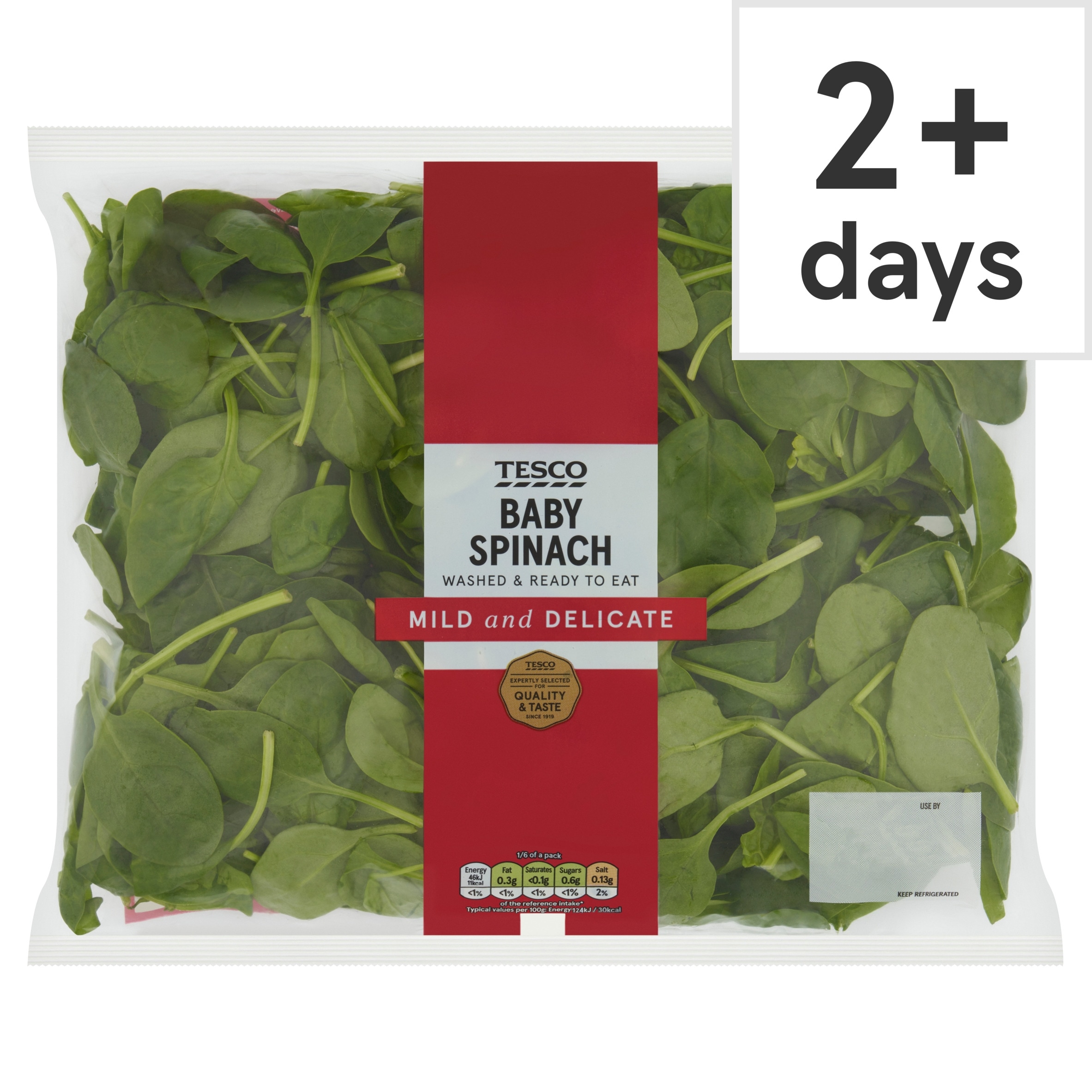 Tesco Baby Spinach 220G