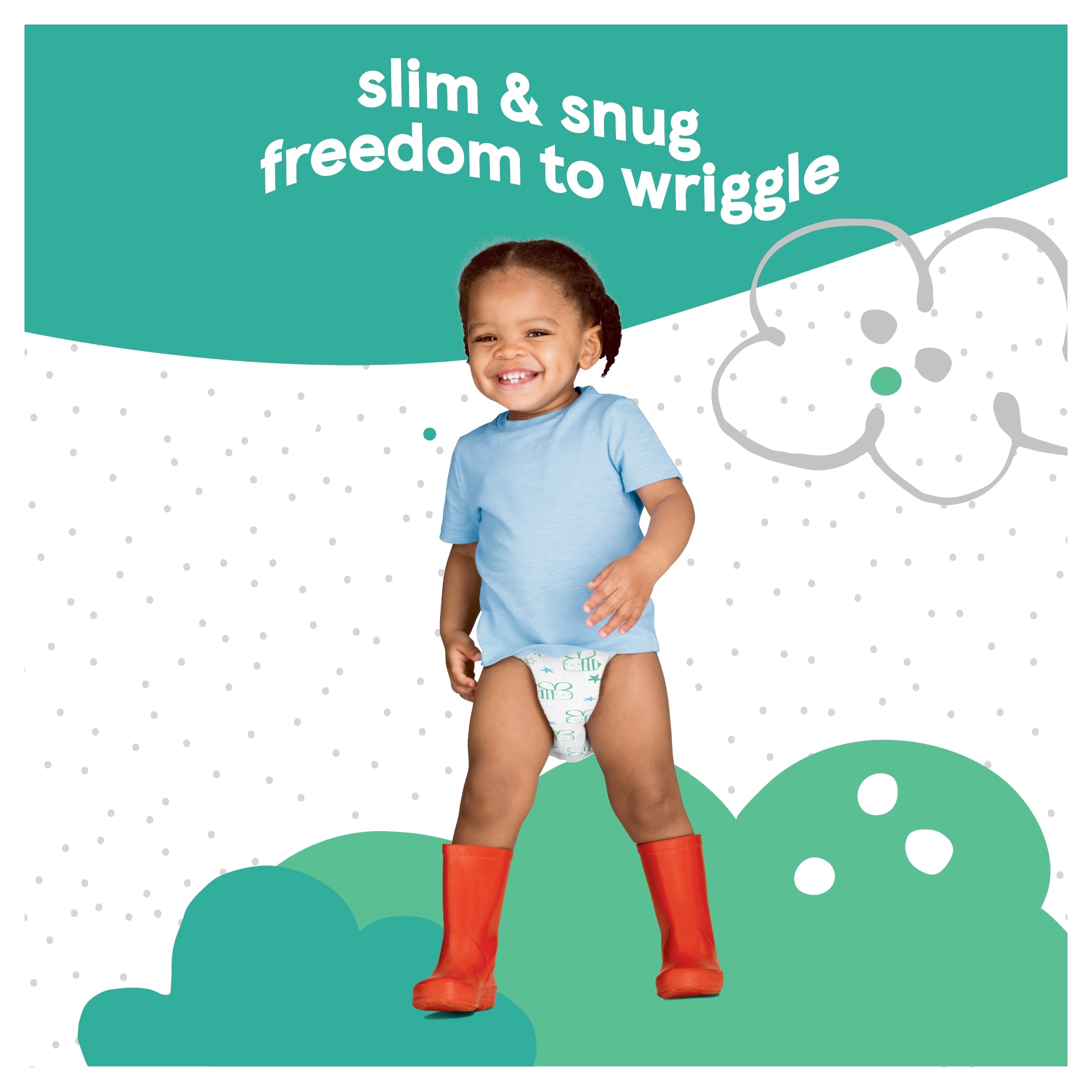 Fred & Flo Ultra Dry Nappies Size 6 30 Pack thumbnail 3
