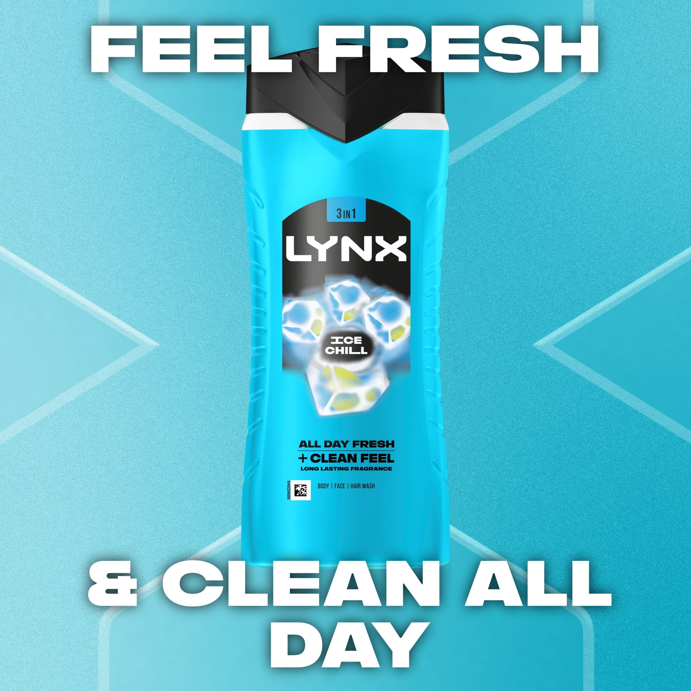 Lynx Ice Chill XXL Bodywash Shower Gel 500ml thumbnail 2