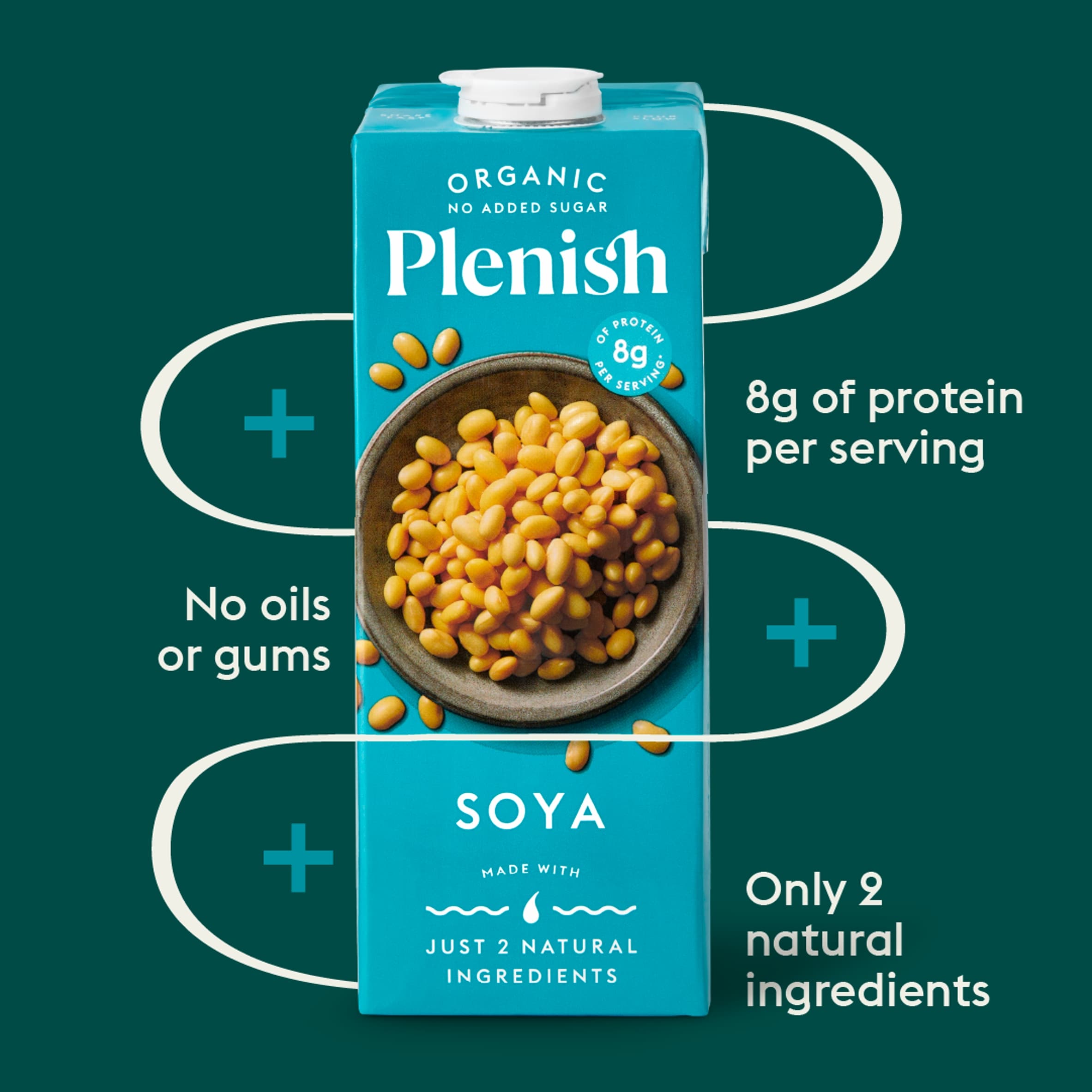 Plenish Organic Soya 1LTR thumbnail 3