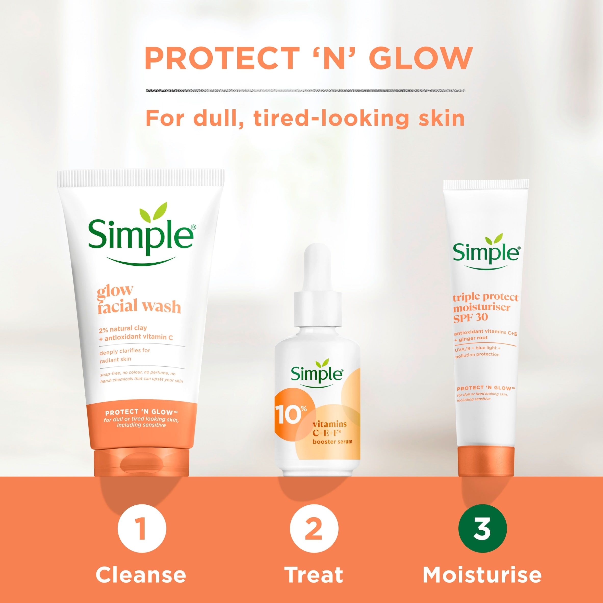 Simple Triple Protect Moisturiser Spf 30 40Ml thumbnail 3