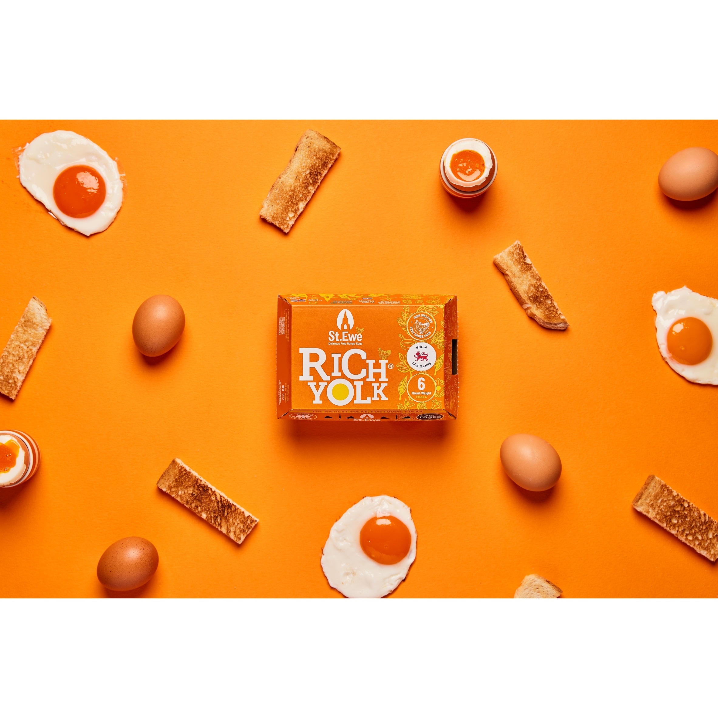 St.Ewe Rich Yolk Free Range Eggs 6 Pack thumbnail 2