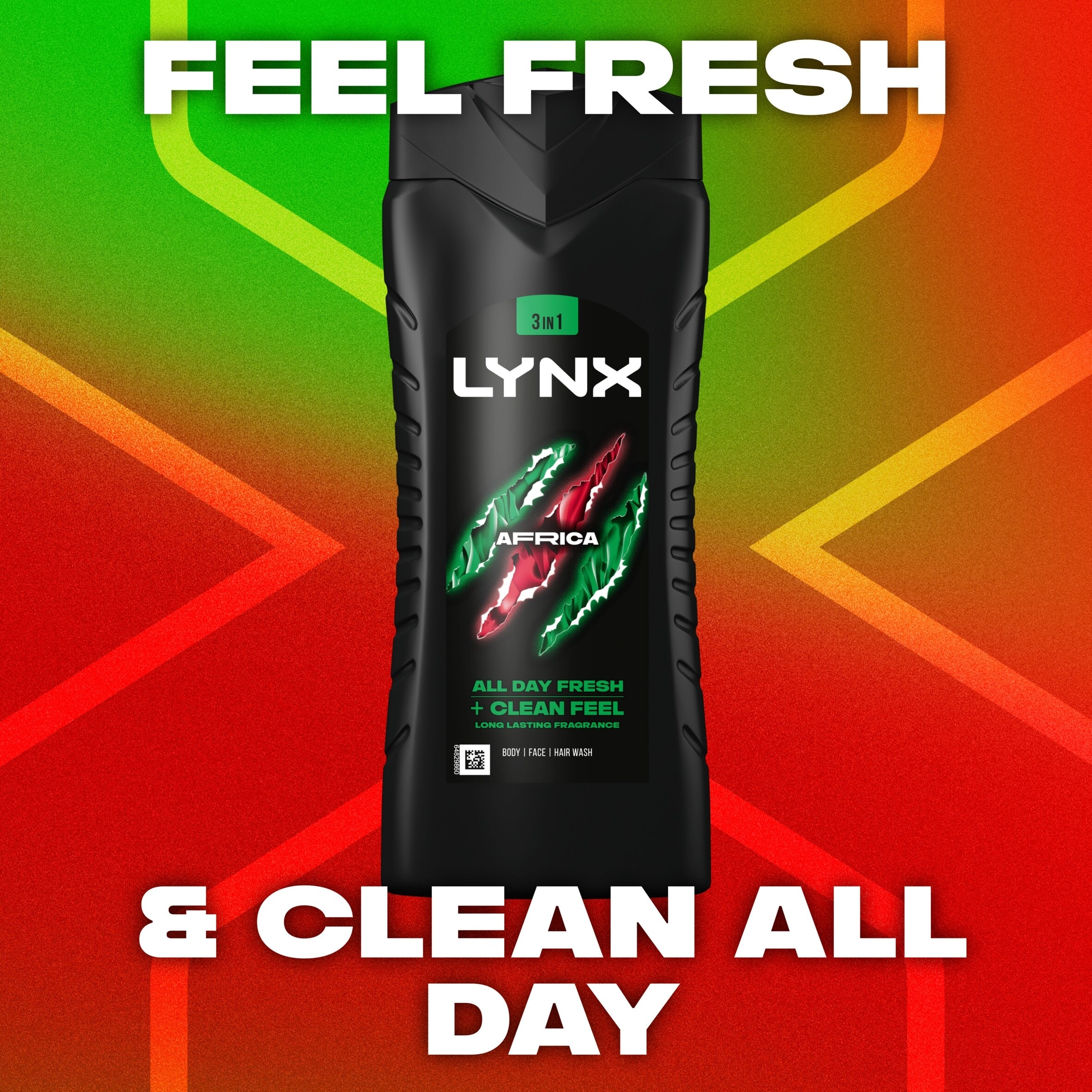 Lynx Africa XXL Bodywash Shower Gel 500ml thumbnail 2