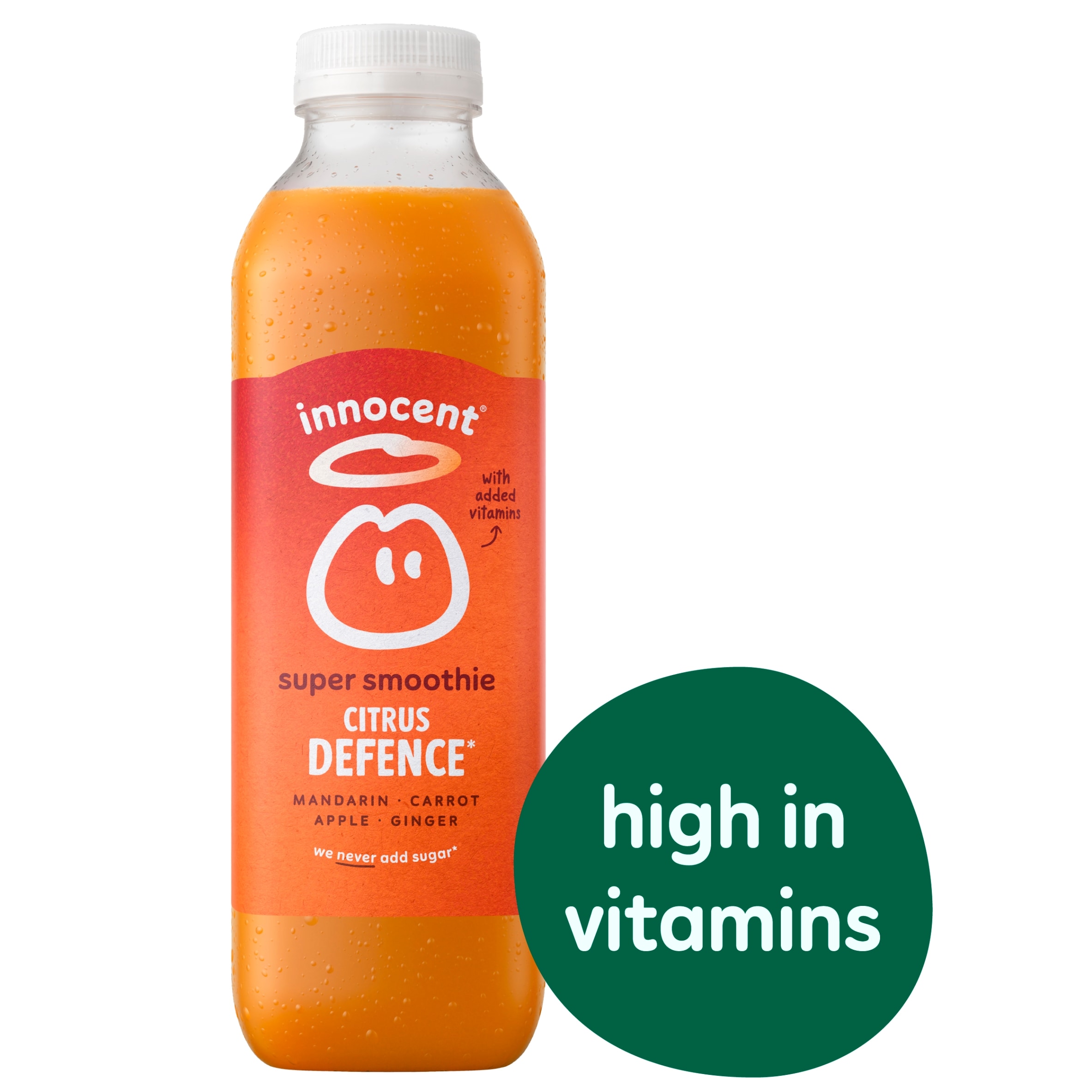 Innocent Super Smoothie Recharge, Mandarin & Carrot 750ml thumbnail 2