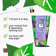 innocent Kids Smoothies Apples & Blackcurrants 4 x 150ml thumbnail 5
