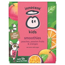 innocent Kids Smoothies Peaches, Passion Fruits & Oranges 4 x 150ml thumbnail 4