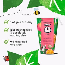 innocent Kids Smoothies Peaches, Passion Fruits & Oranges 4 x 150ml thumbnail 5