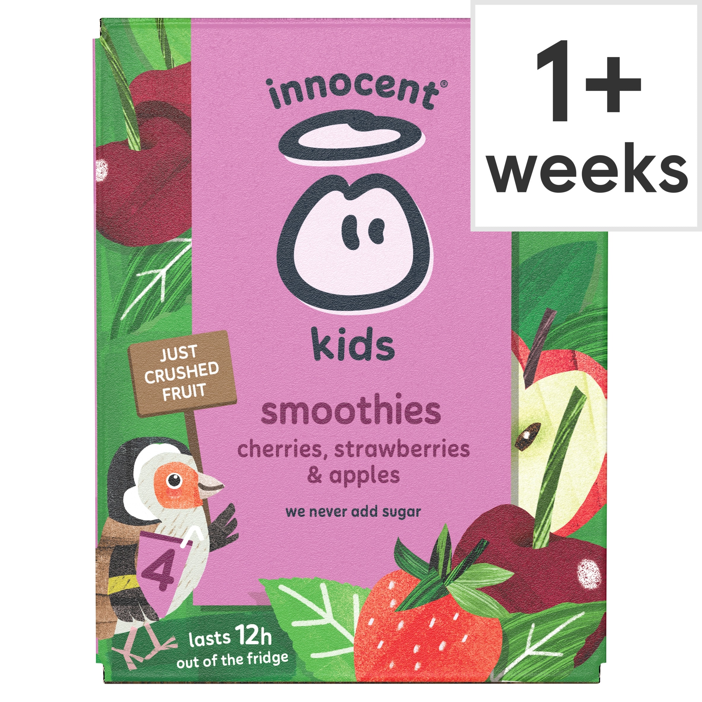 Innocent Kids Cherries, Strawberries & Apples Smoothies