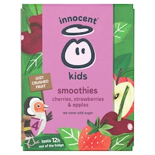 innocent Kids Smoothies Cherries, Strawberries & Apples 4 x 150ml thumbnail 4