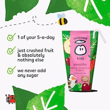 innocent Kids Smoothies Cherries, Strawberries & Apples 4 x 150ml thumbnail 5