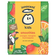 innocent Kids Smoothies Oranges, Mangoes & Pineapples 4 x 150ml thumbnail 4