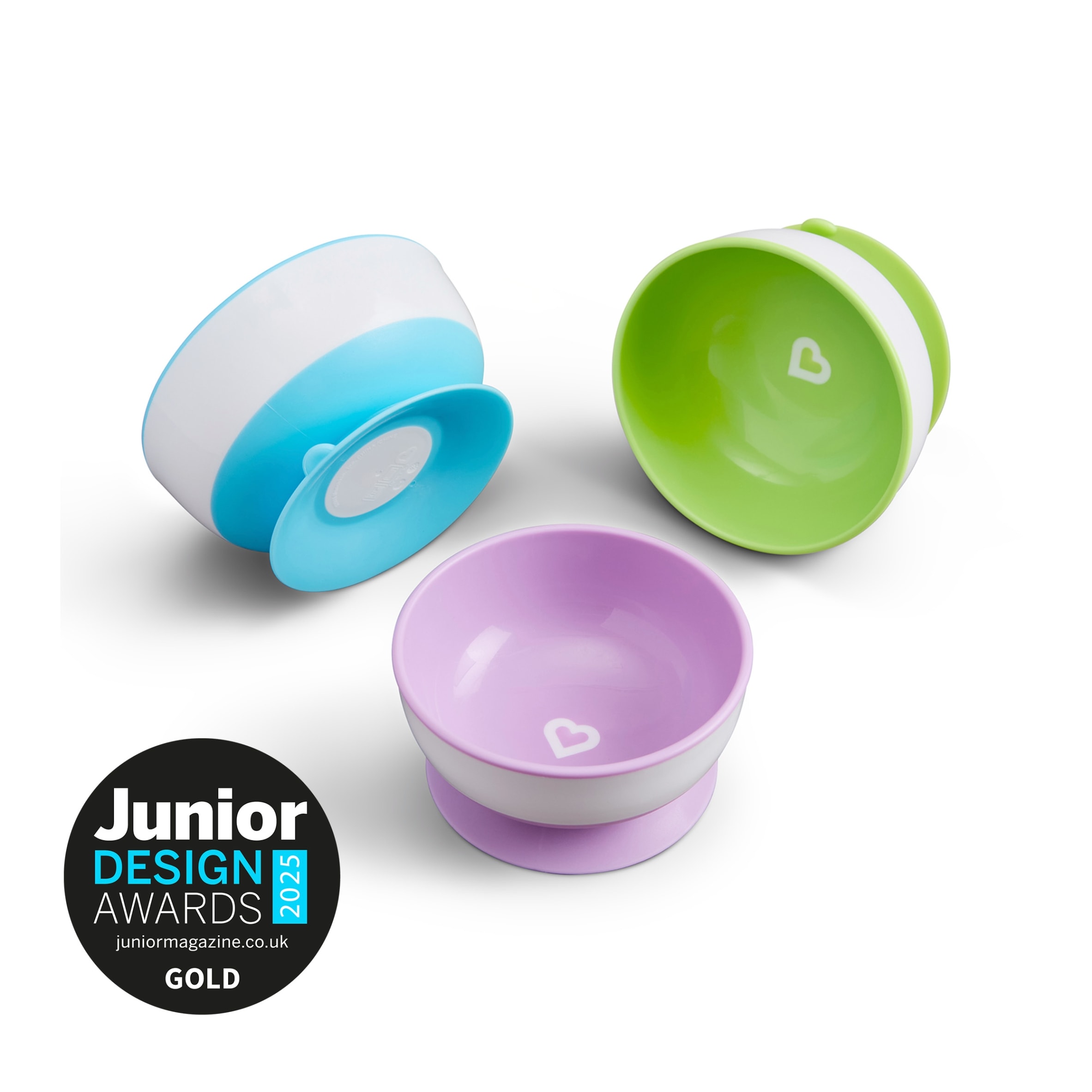 Munchkin Stay Put Suction Bowl 3 Pack thumbnail 2
