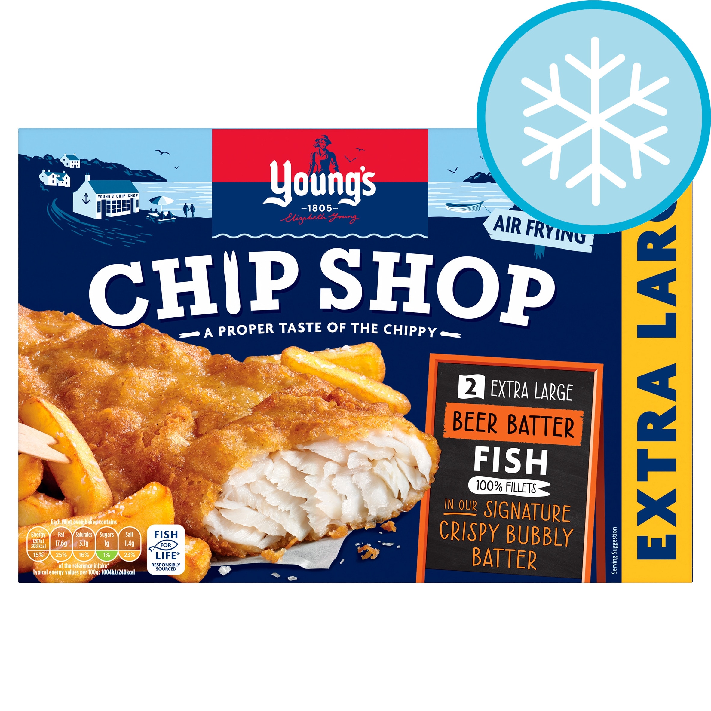 Young's Chip Shop XL Beer Battered Fish Fillets