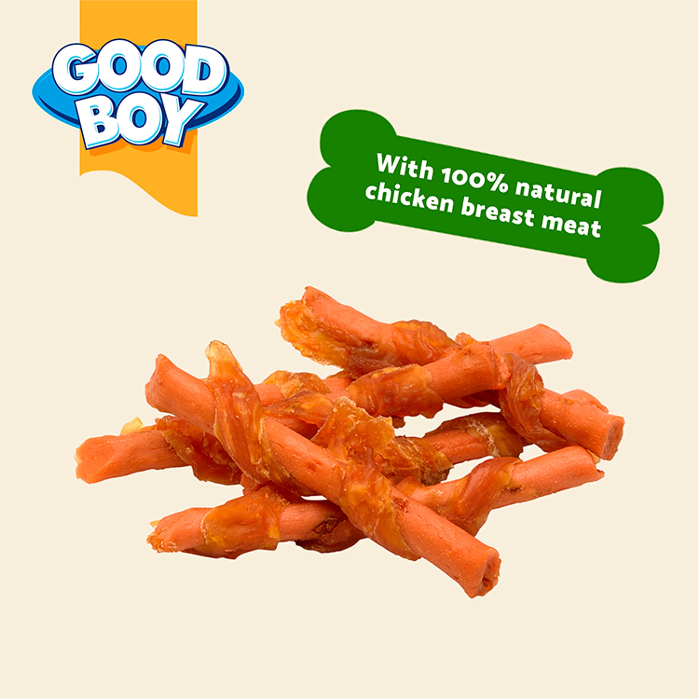 Good Boy Wagtastic Dog Treats Chicken Carrot Sticks 320g thumbnail 3