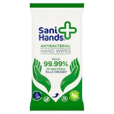 Sani Hands Antibacterial Hand Wipes 12 Pack