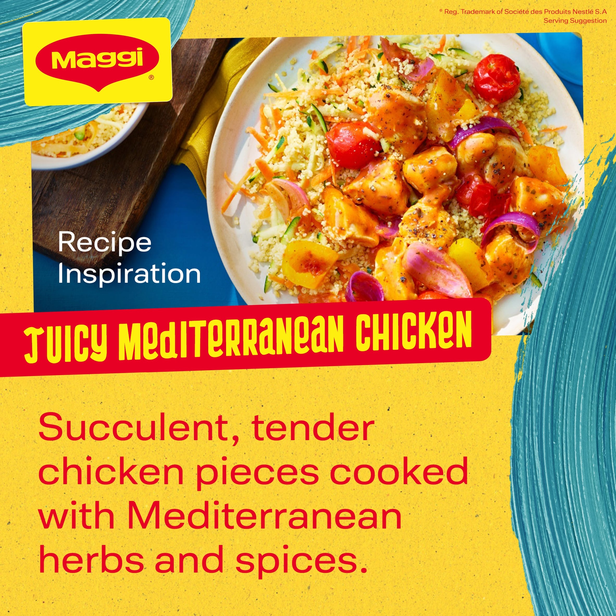 Maggi Mediterranean Chicken Seasoning & Cooking Bag 37g thumbnail 5
