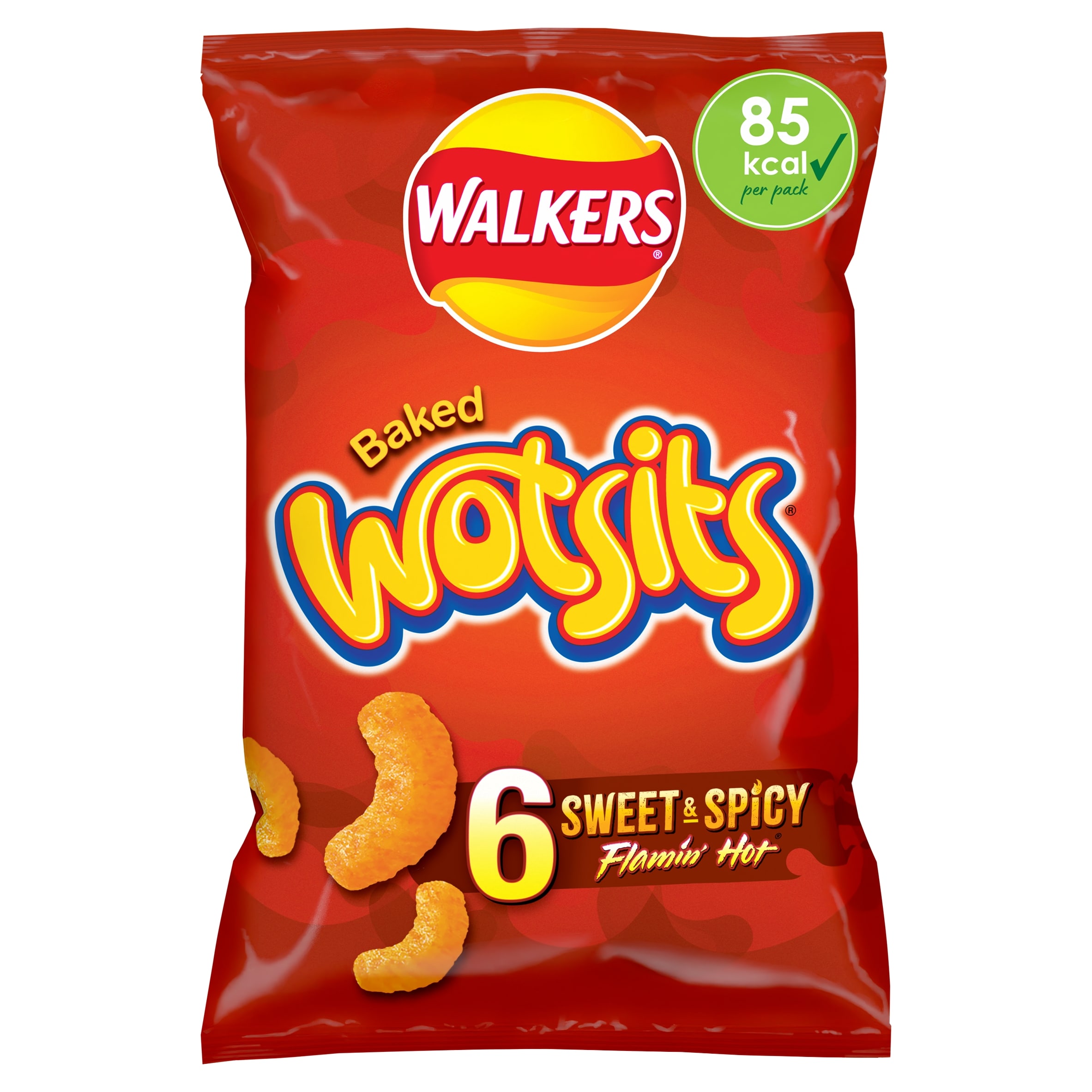 Walkers Wotsits Flamin' Hot Multipack Crisps 6x16g thumbnail 4