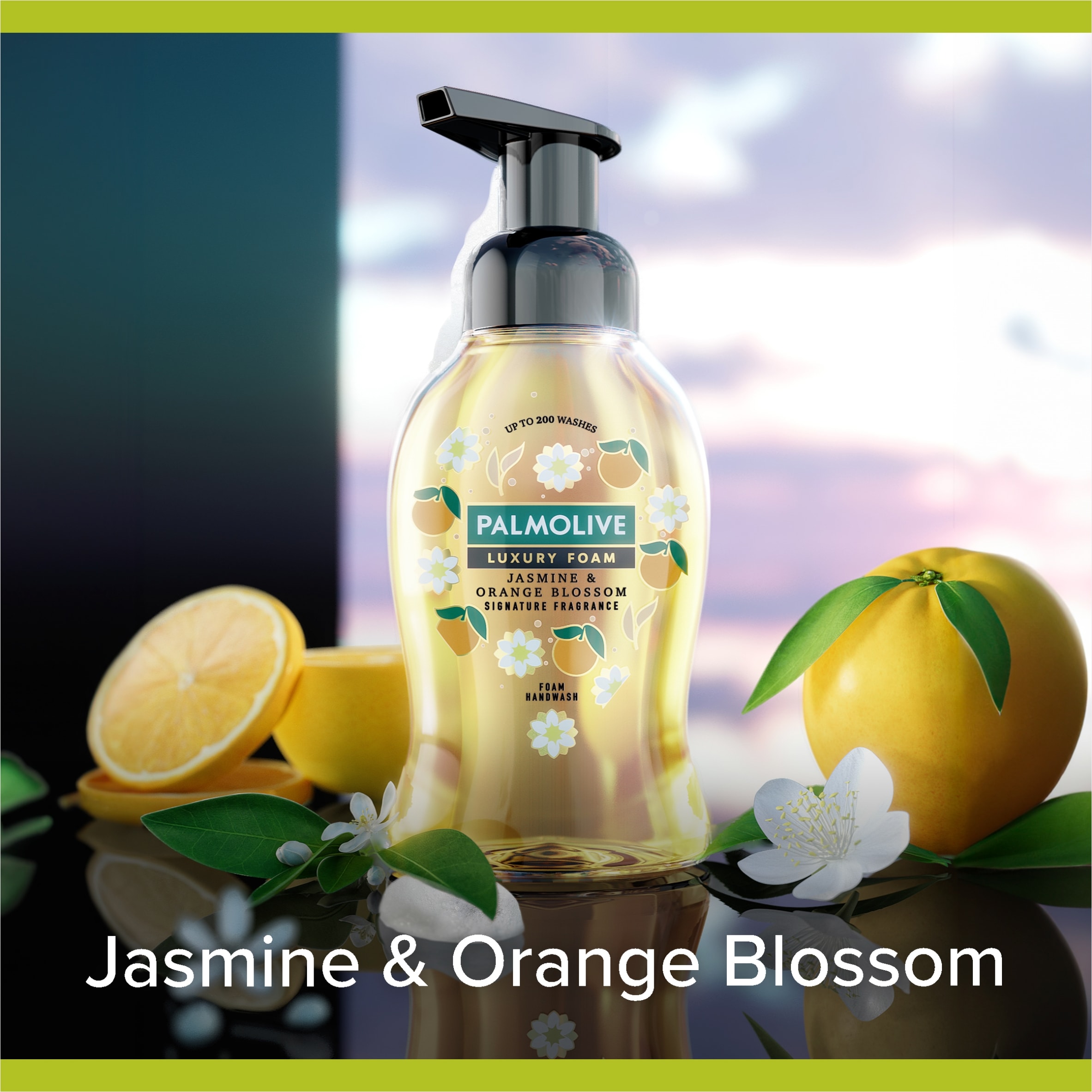 Palmolive Jasmine & Orange Blossom Luxury Foaming Handwash Soap 250ml thumbnail 3
