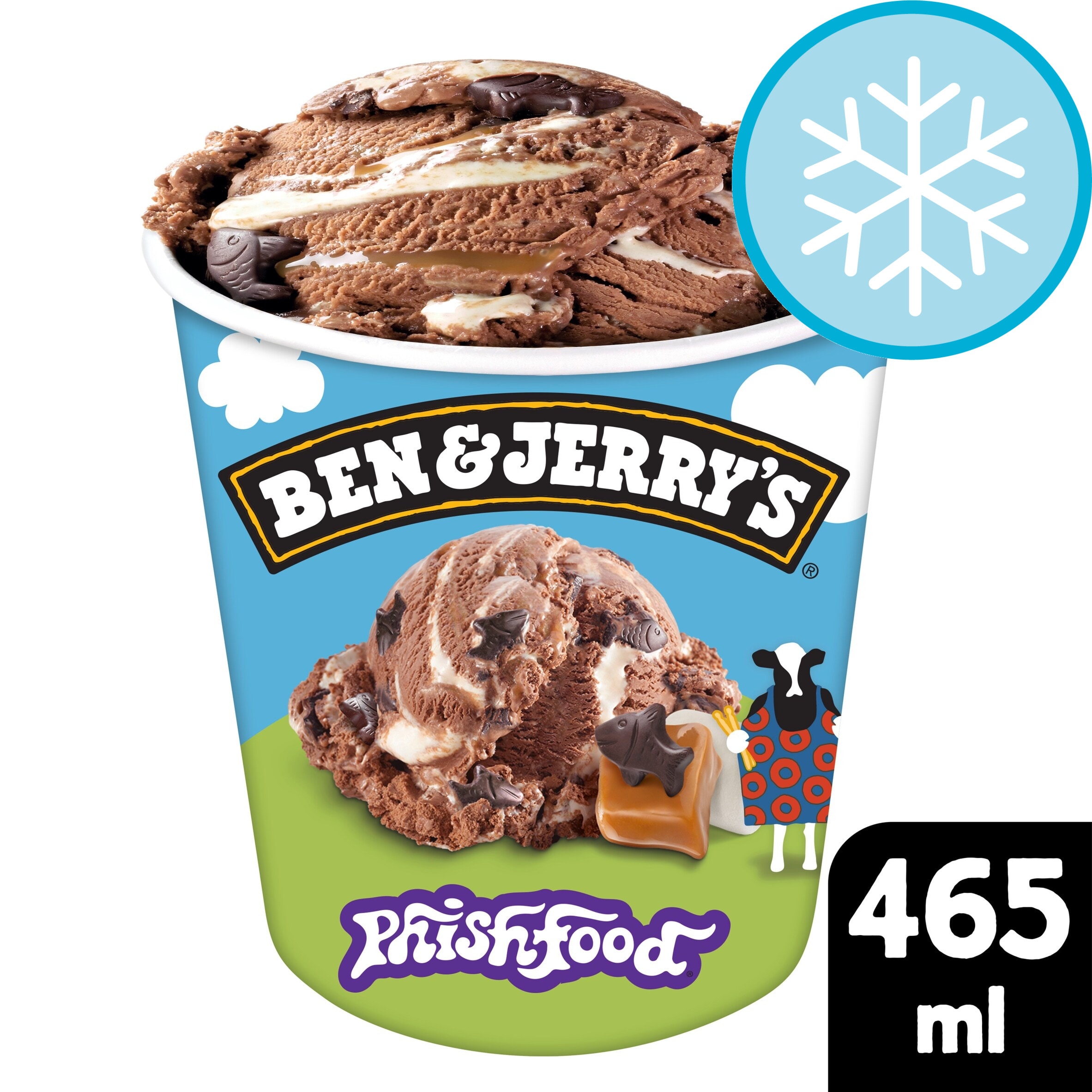 Ben & Jerry's Phish Food Chocolate & Marshmallow Ice Cream Tub