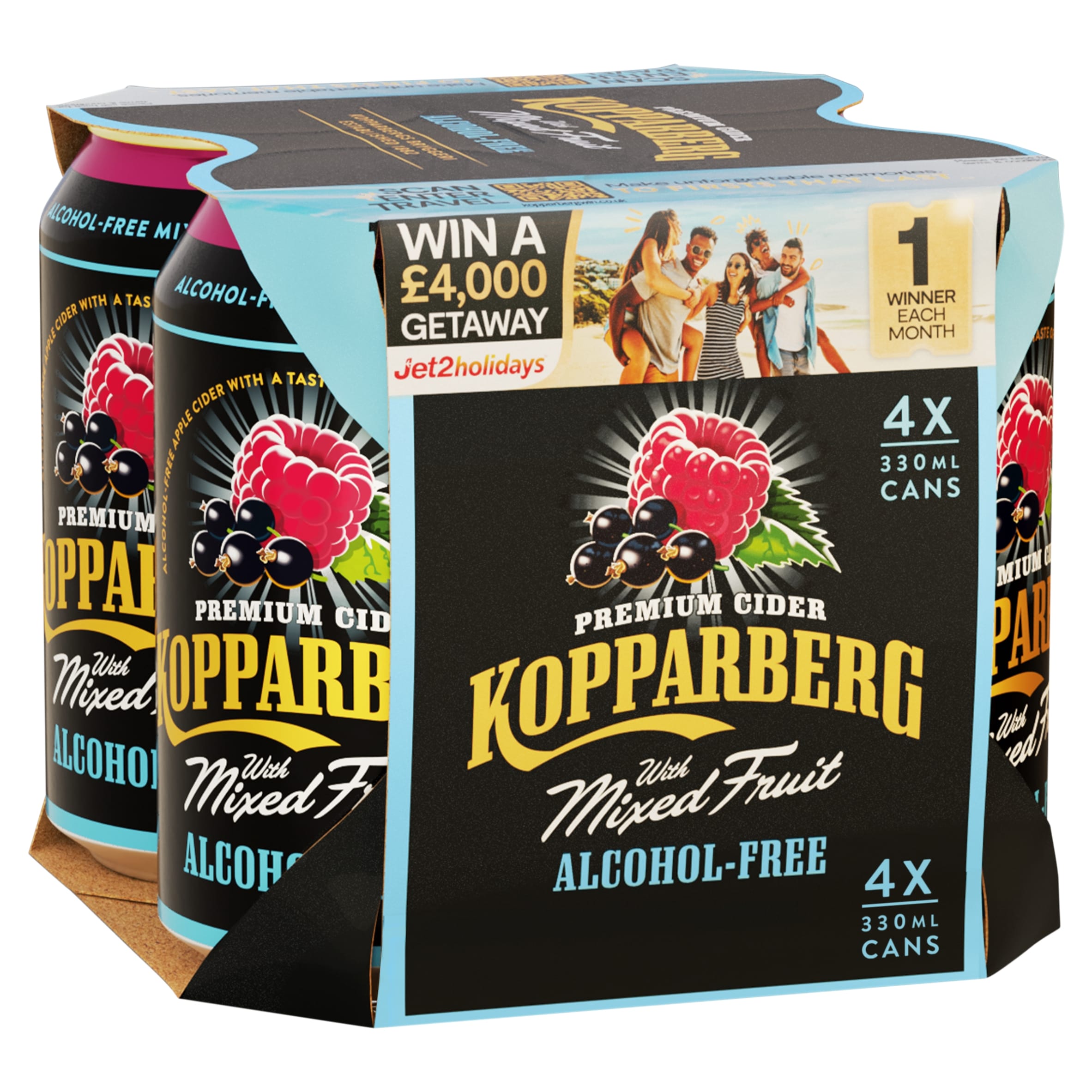 Kopparberg Alcohol Free Mixed Fruit Cider Cans