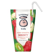innocent Kids Super Smoothies Strawberries, Kiwis & Apples 4 x 150ml thumbnail 4