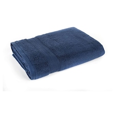 F&F Home Supersoft Cotton Bath Towel Navy