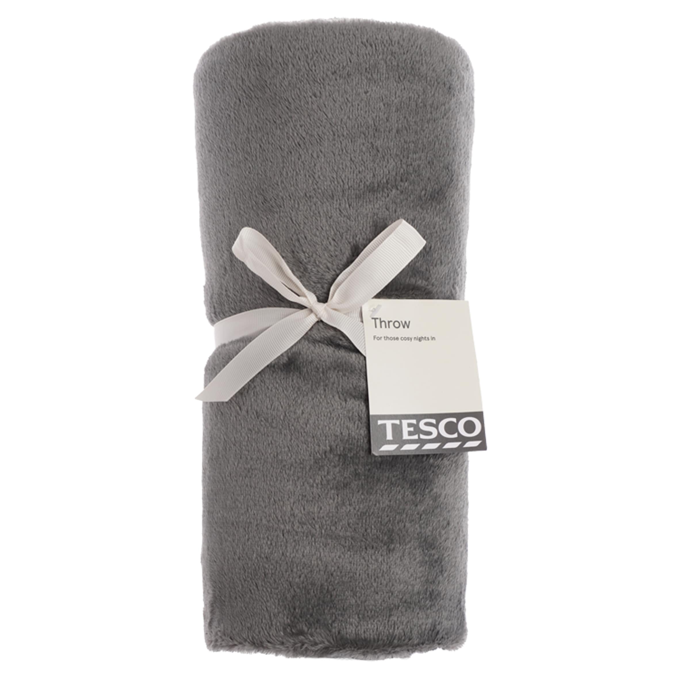 F&F Home Super Soft Throw - Grey