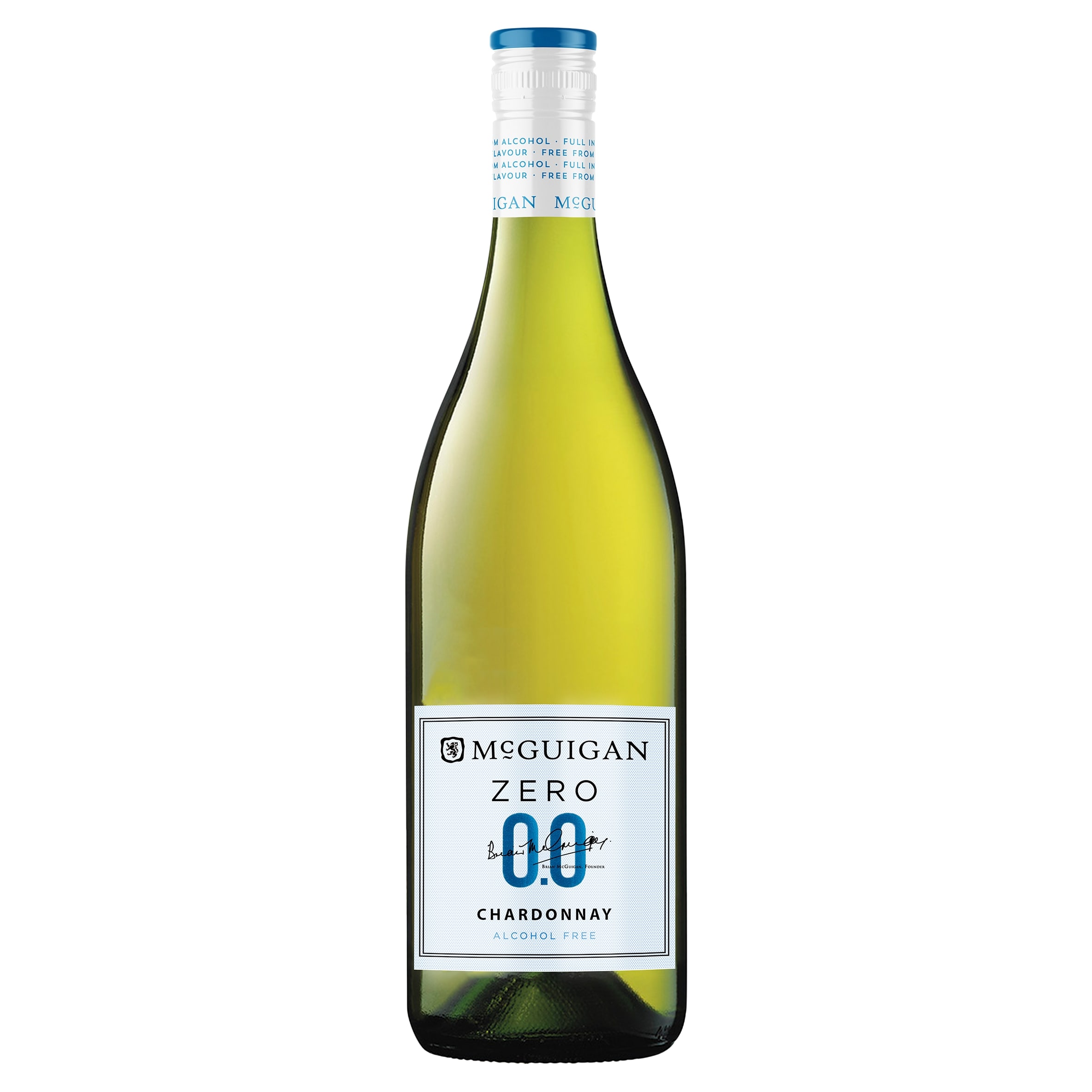 Mcguigan Zero Zero Chardonnay Alcohol Free 750Ml
