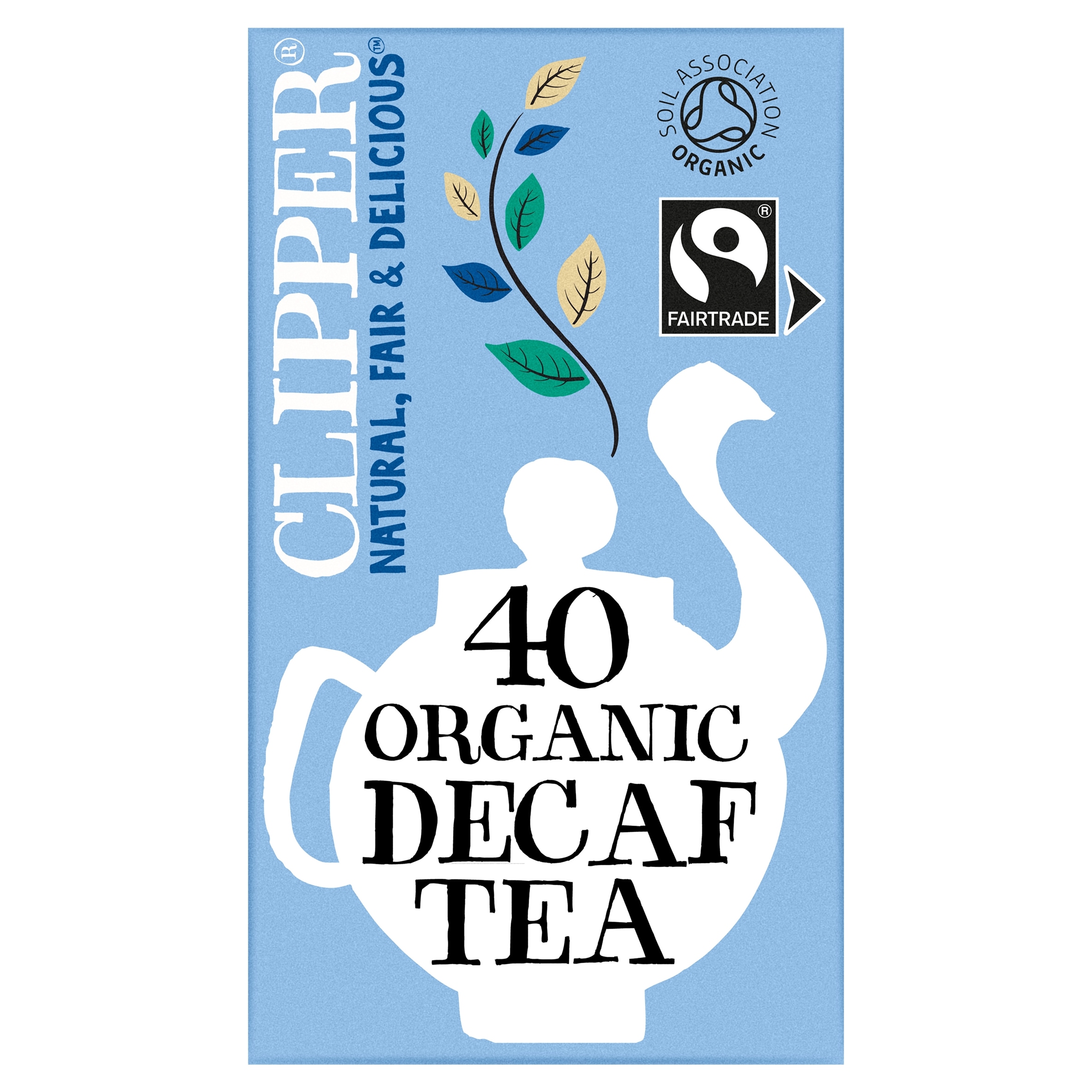 Clipper Fairtrade Organic Decaf Tea 40 Pack 116g