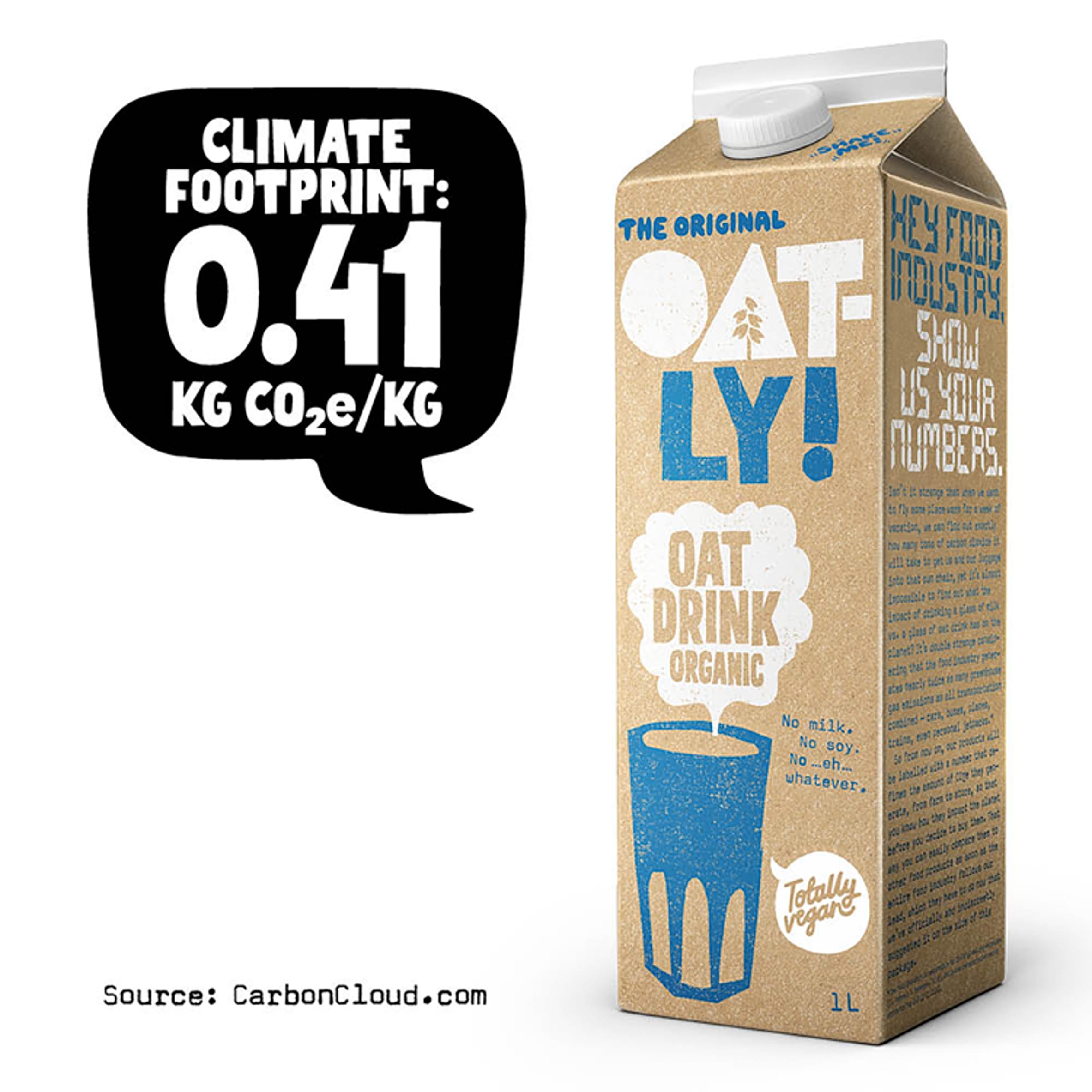 Oatly Organic Oat Drink Chilled 1L thumbnail 2
