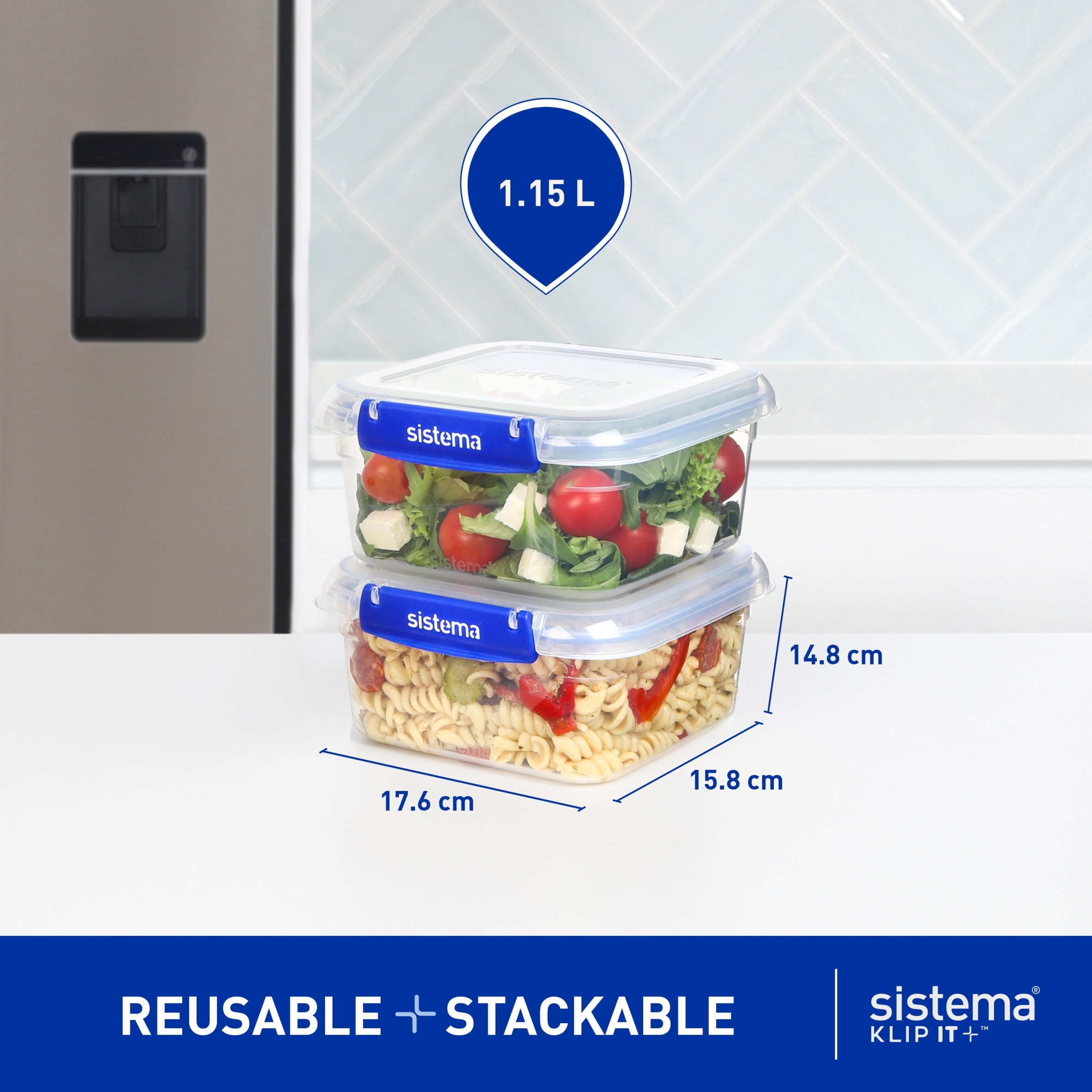 Sistema Klip It Plus Square 1.15L thumbnail 3