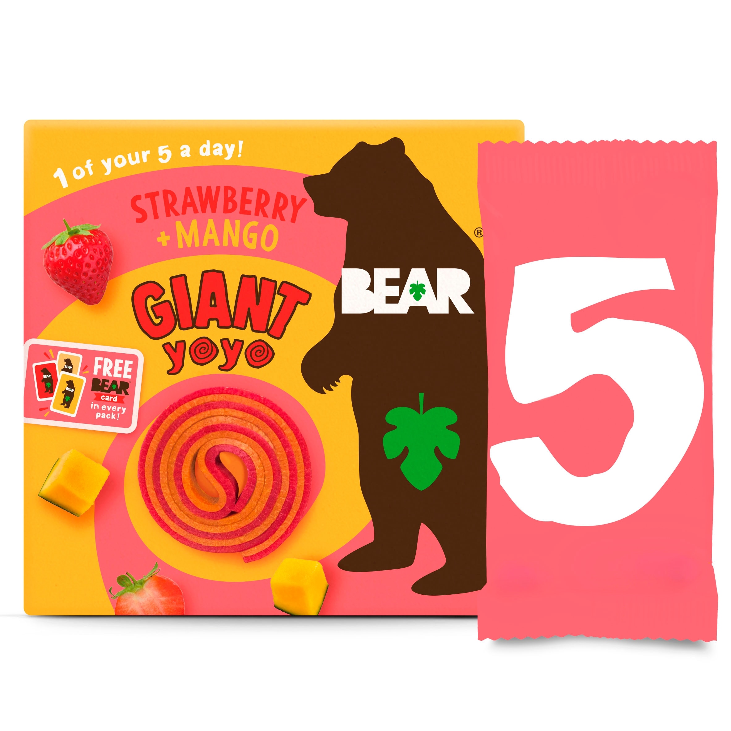 BEAR GIANT Fruit Yoyos Strawberry & Mango Multipack