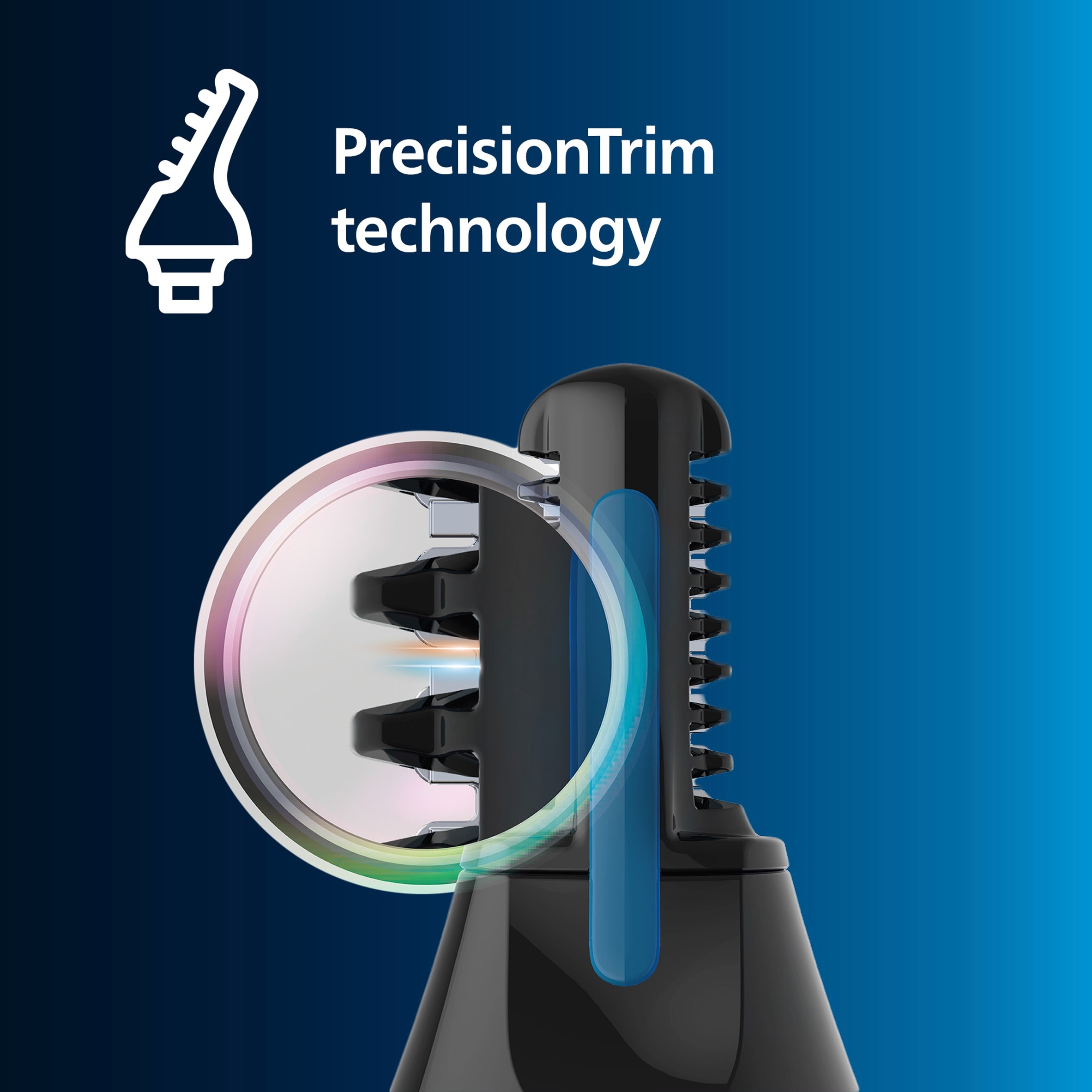 Philips Series 3000 Cordless Nose, Ear and Eyebrow Trimmer-NT3650/16 thumbnail 4