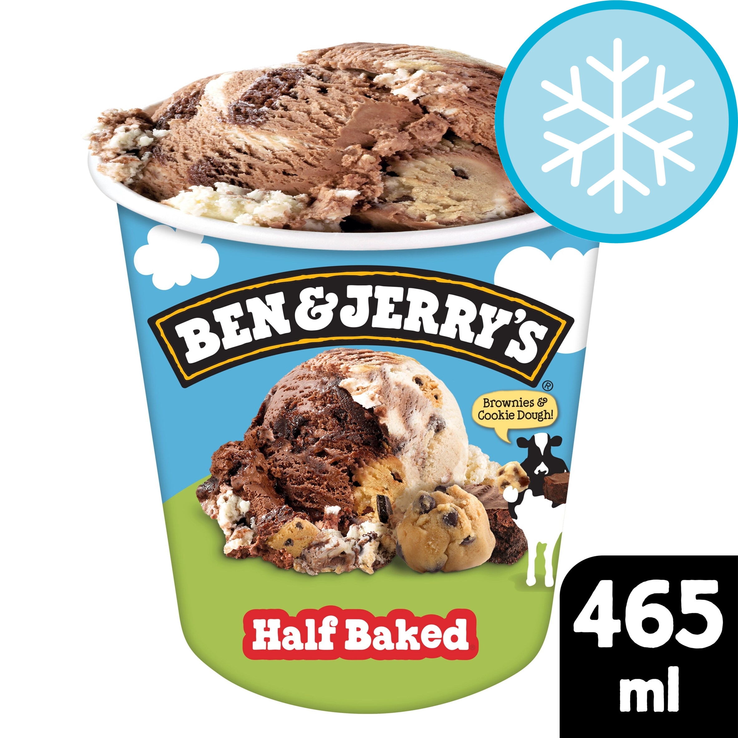 Ben & Jerry's Half Baked Vanilla & Chocolate Ice Cream Tub