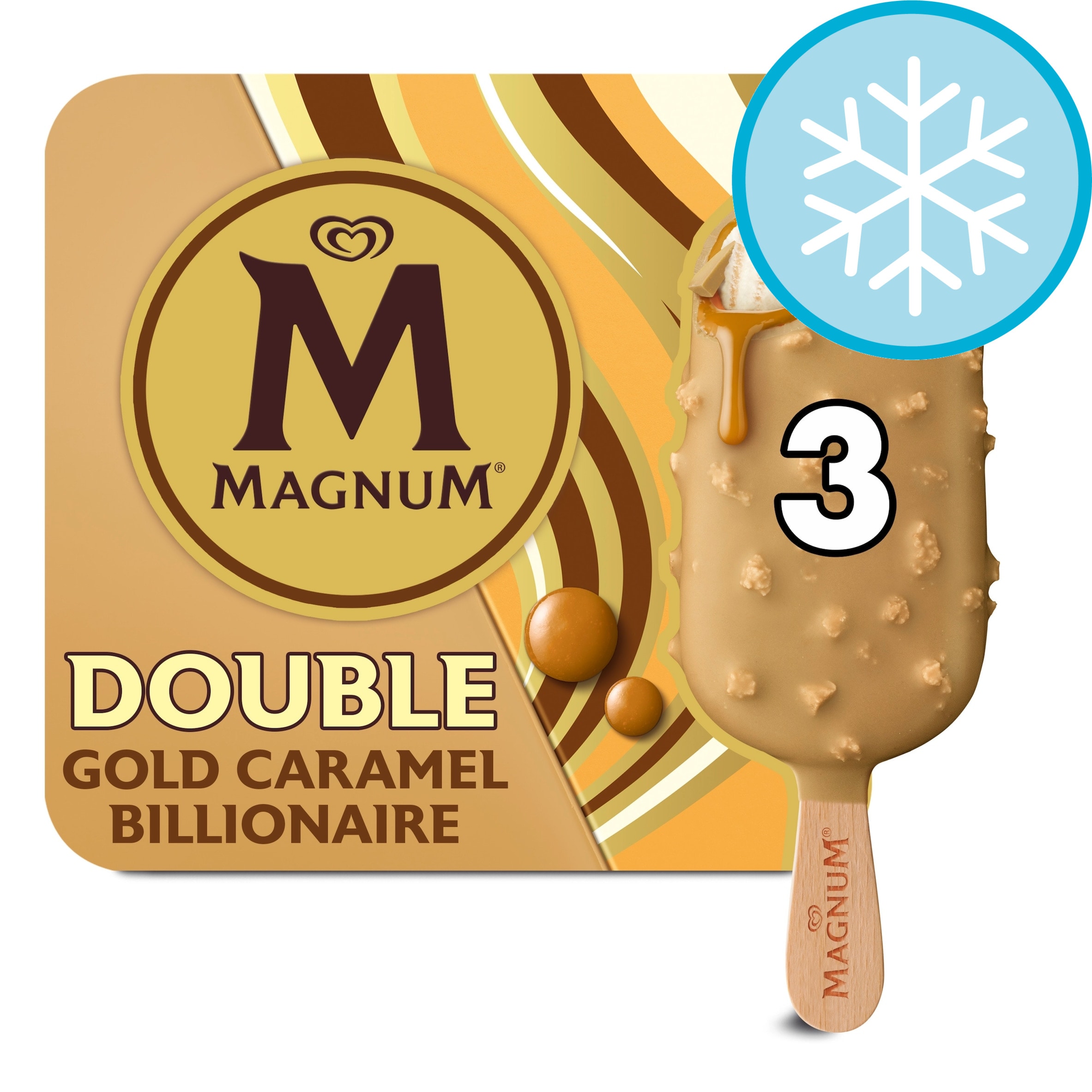 Magnum Double Gold Caramel Billionaire Ice Cream Sticks