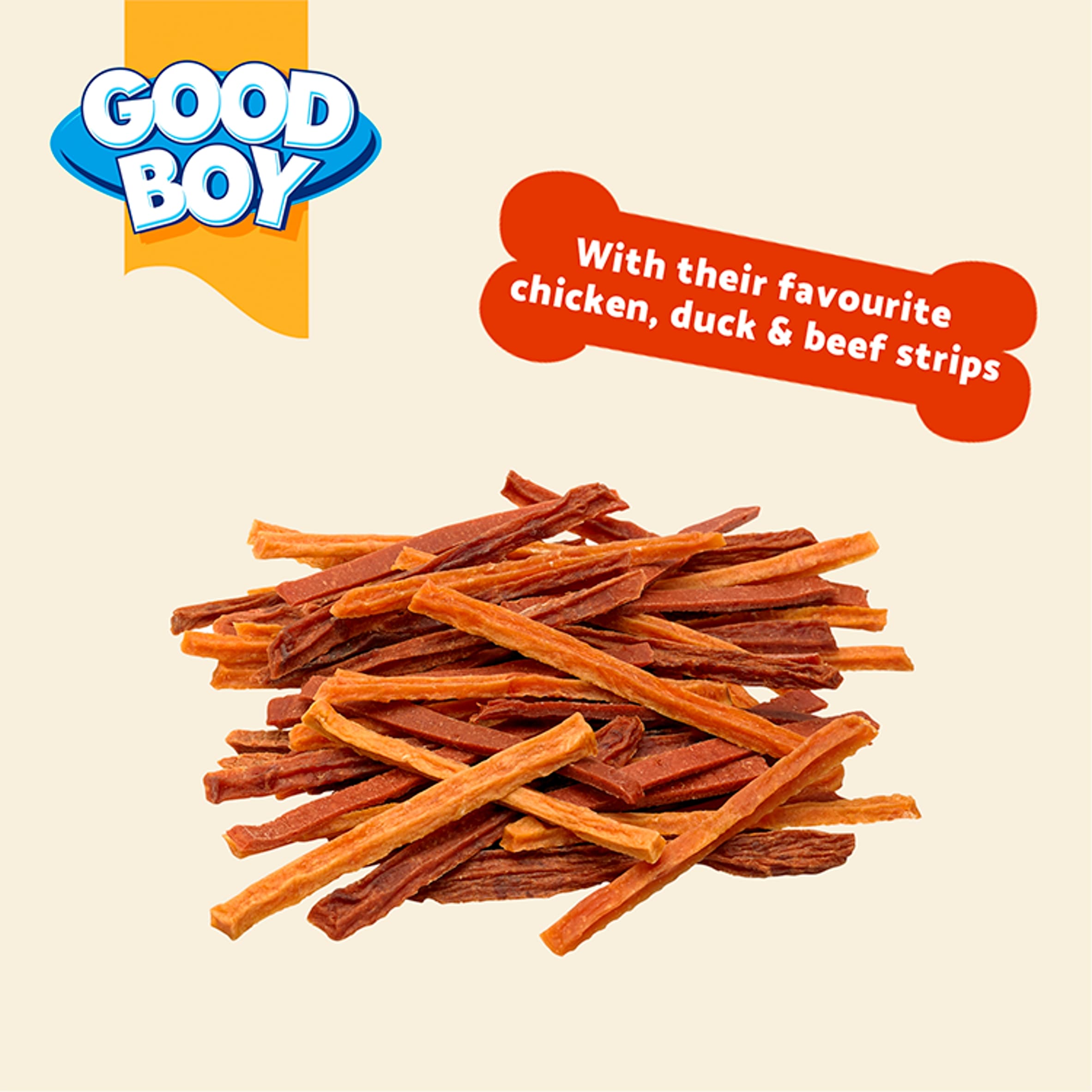 Good Boy Wagtastic Dog Treats Meaty Strips 300g thumbnail 3