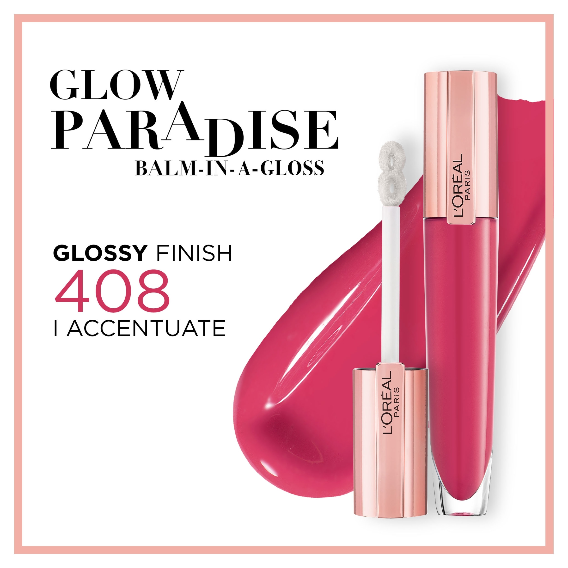L’Oreal Plumping Gloss 408 I Accentuate 7Ml thumbnail 3
