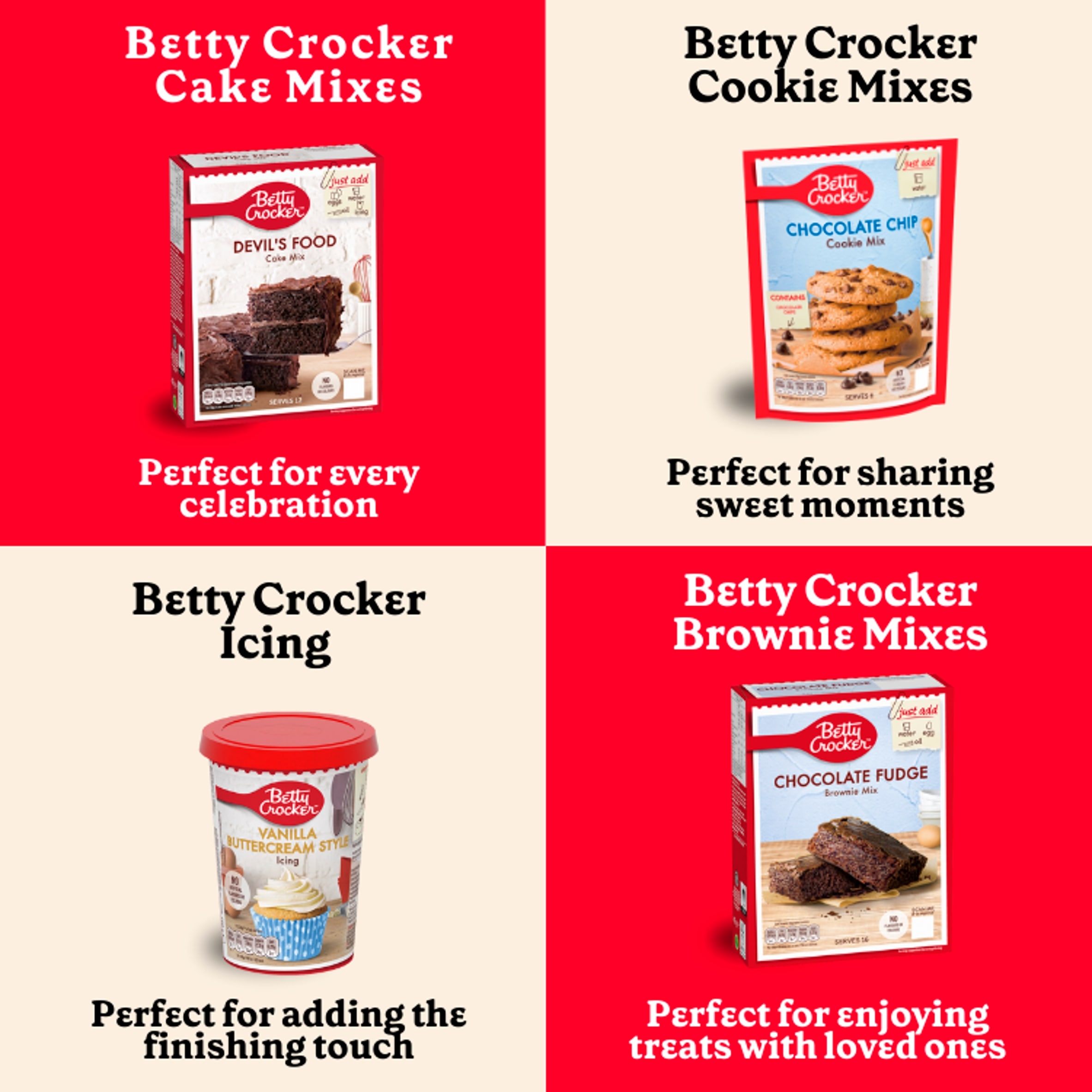 Betty Crocker Rainbow Cookie Mix 495g thumbnail 5