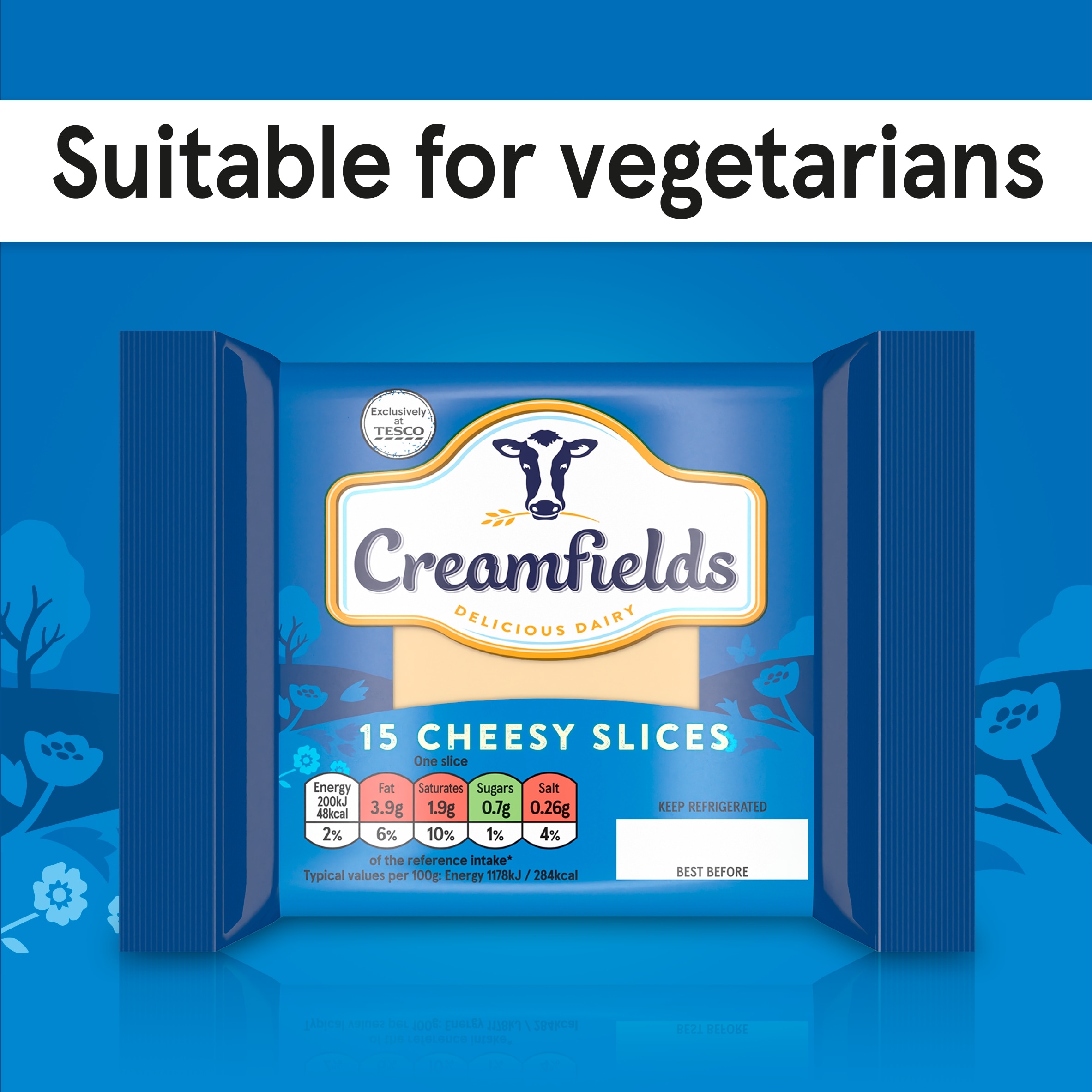 Creamfields Cheese Slices 15 Pack 255g thumbnail 2