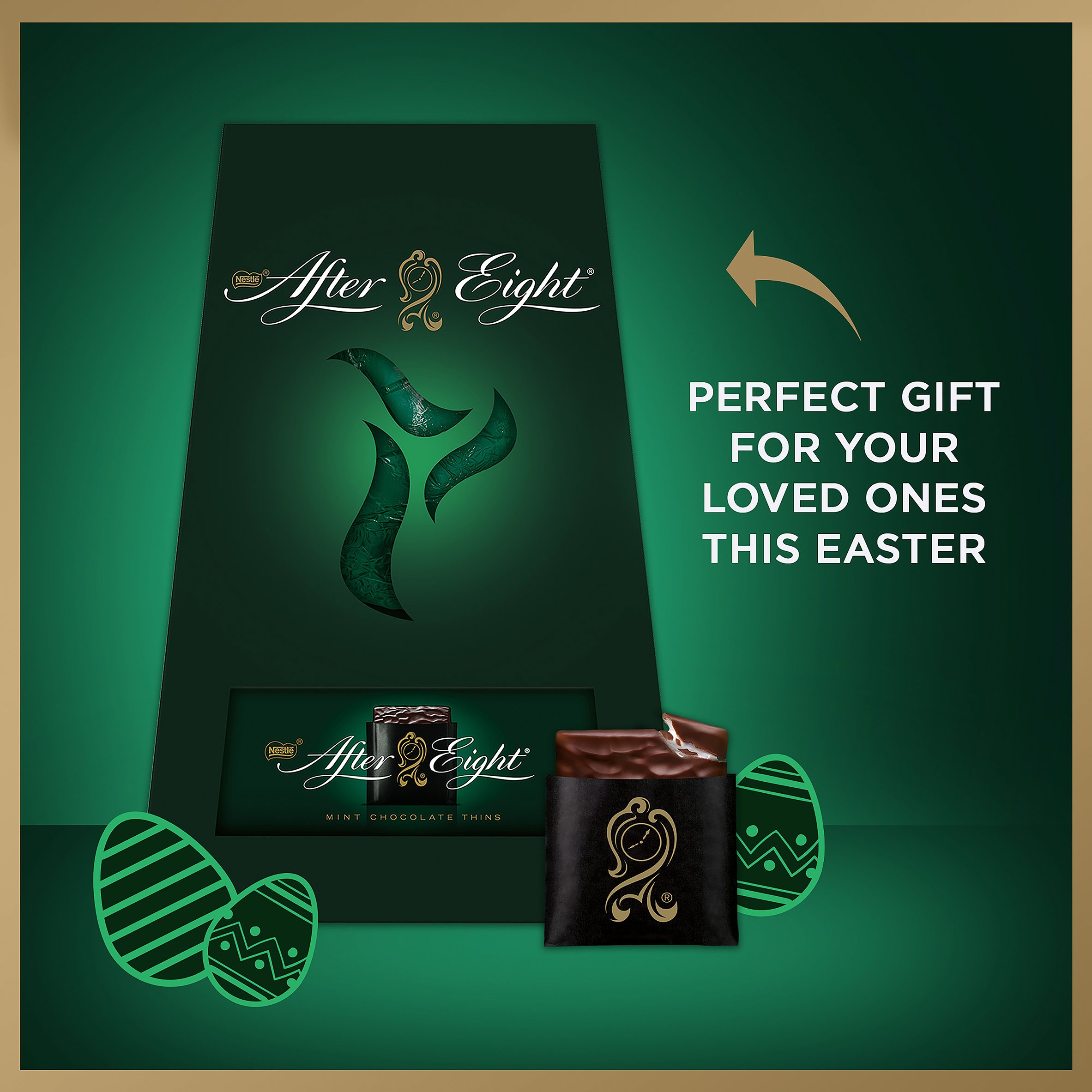 After Eight Dark Mint Chocolate Premium Easter Egg 400g thumbnail 2