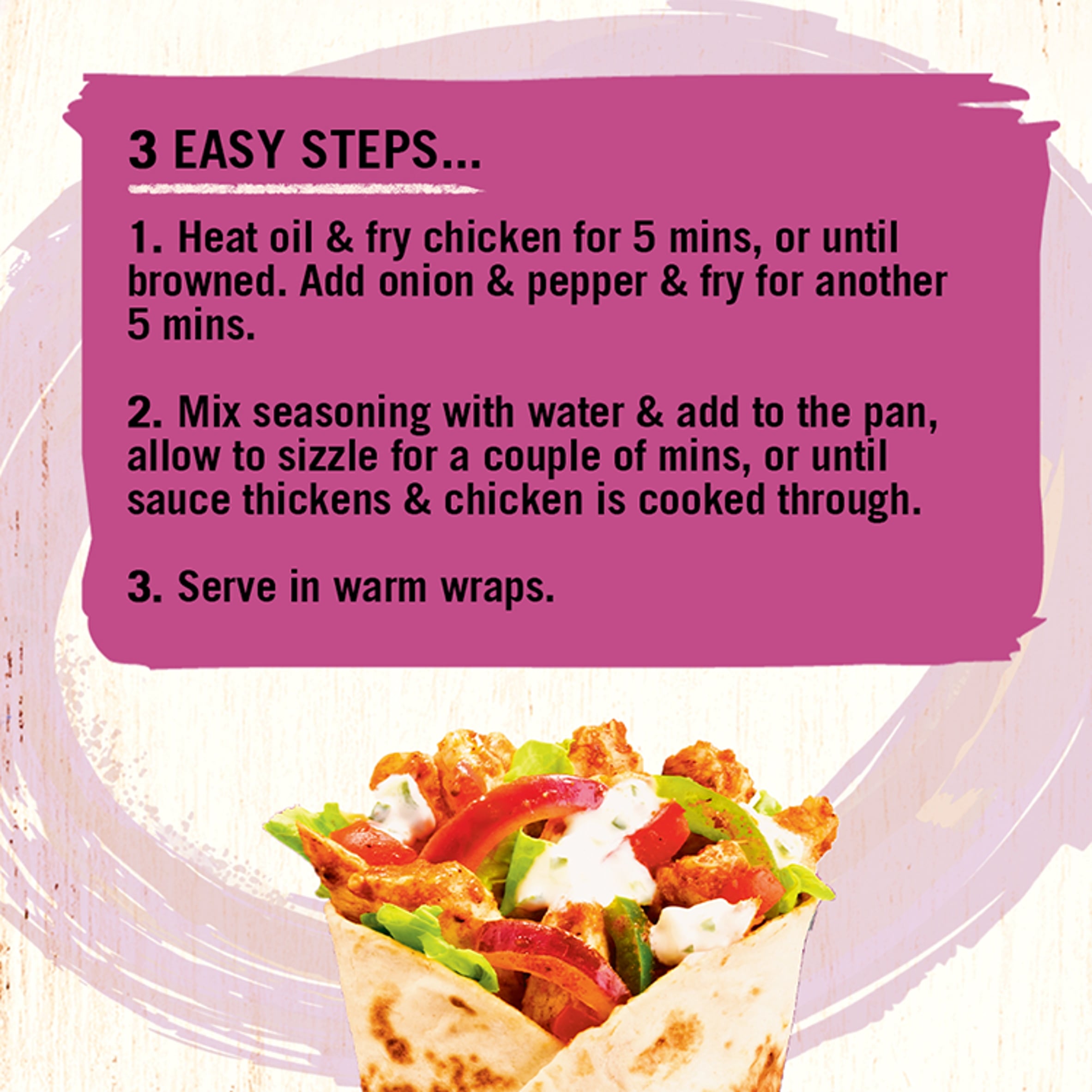 Schwartz Wrap It Takeaway Kebab Recipe Mix 30g thumbnail 2