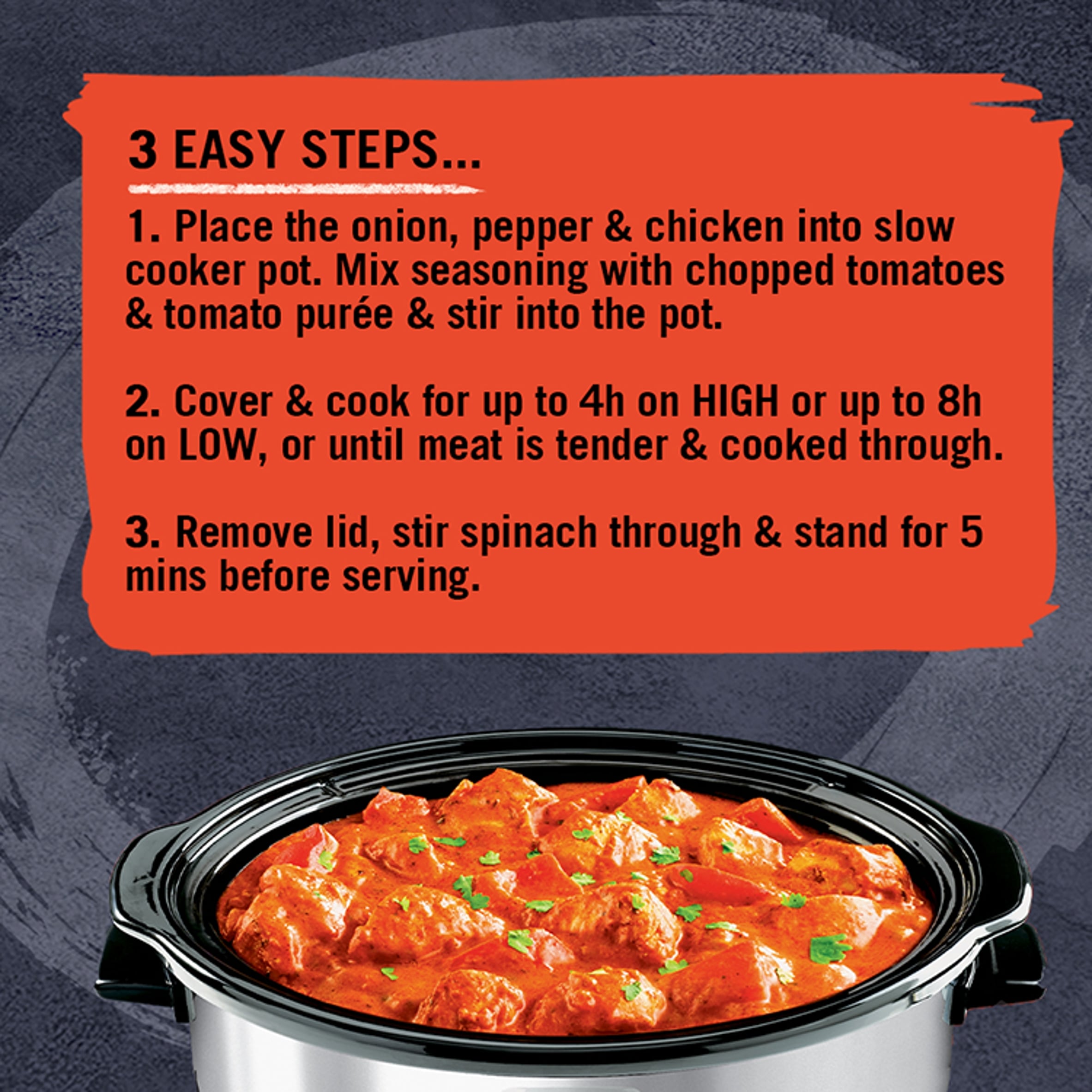 Schwartz Slow Cook Tikka Masala Recipe Mix 35g thumbnail 2