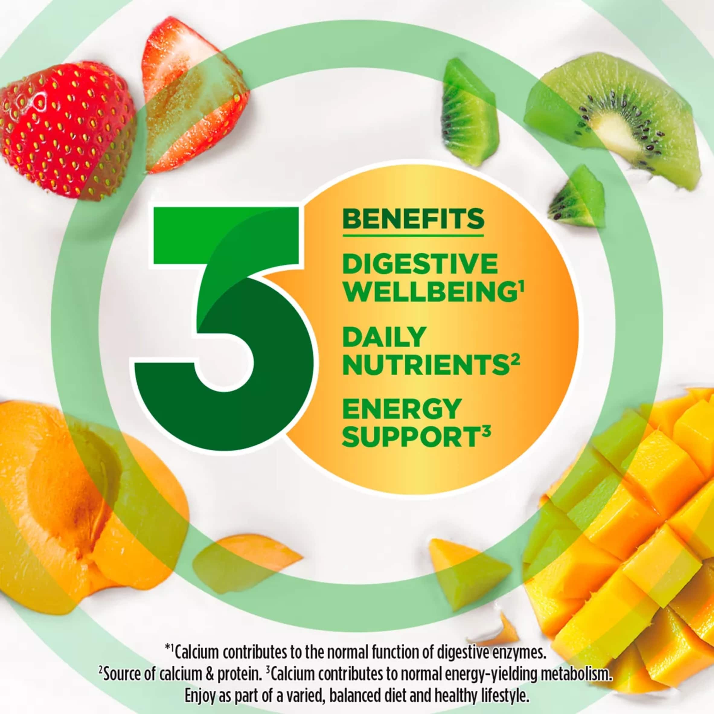 Activia Strawberry & Mixed Fruit Gut Health Yoghurt Multipack 8x115g thumbnail 3