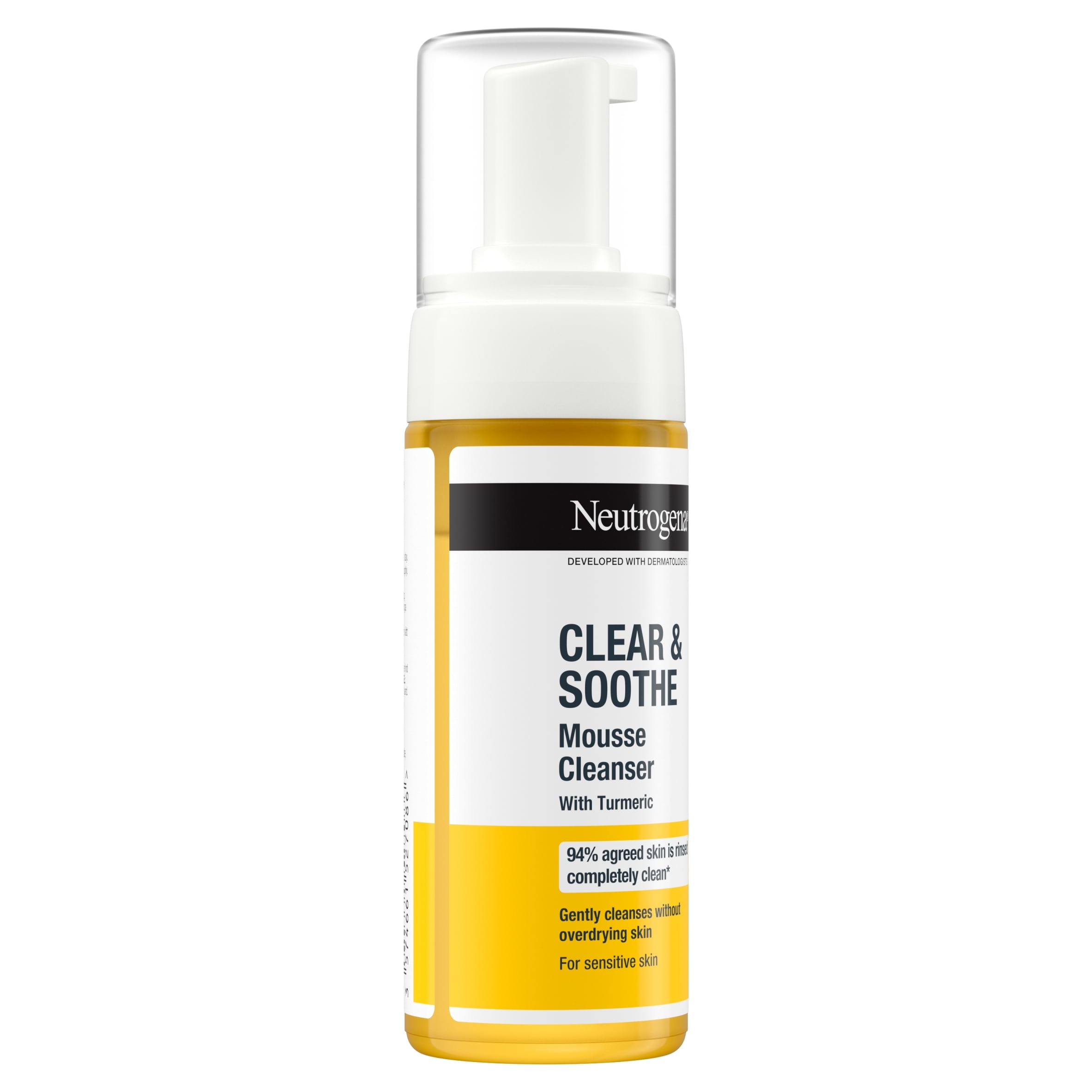 Neutrogena Clear & Soothe Mousse Cleanser Face Wash with Turmeric 150ml thumbnail 5