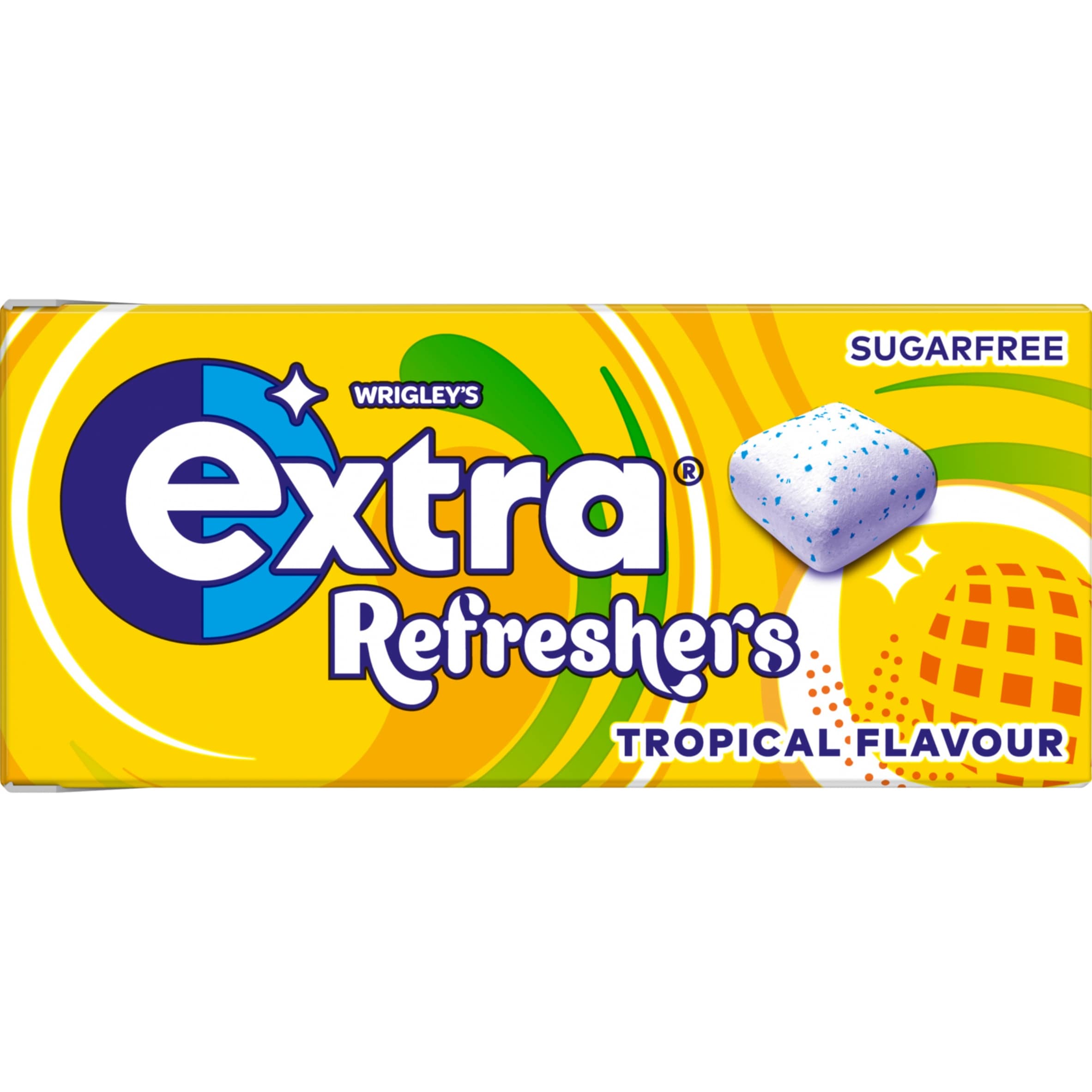 Wrigley's Extra Refreshers Tropical Sugar Free Chewing Gum Handy Box