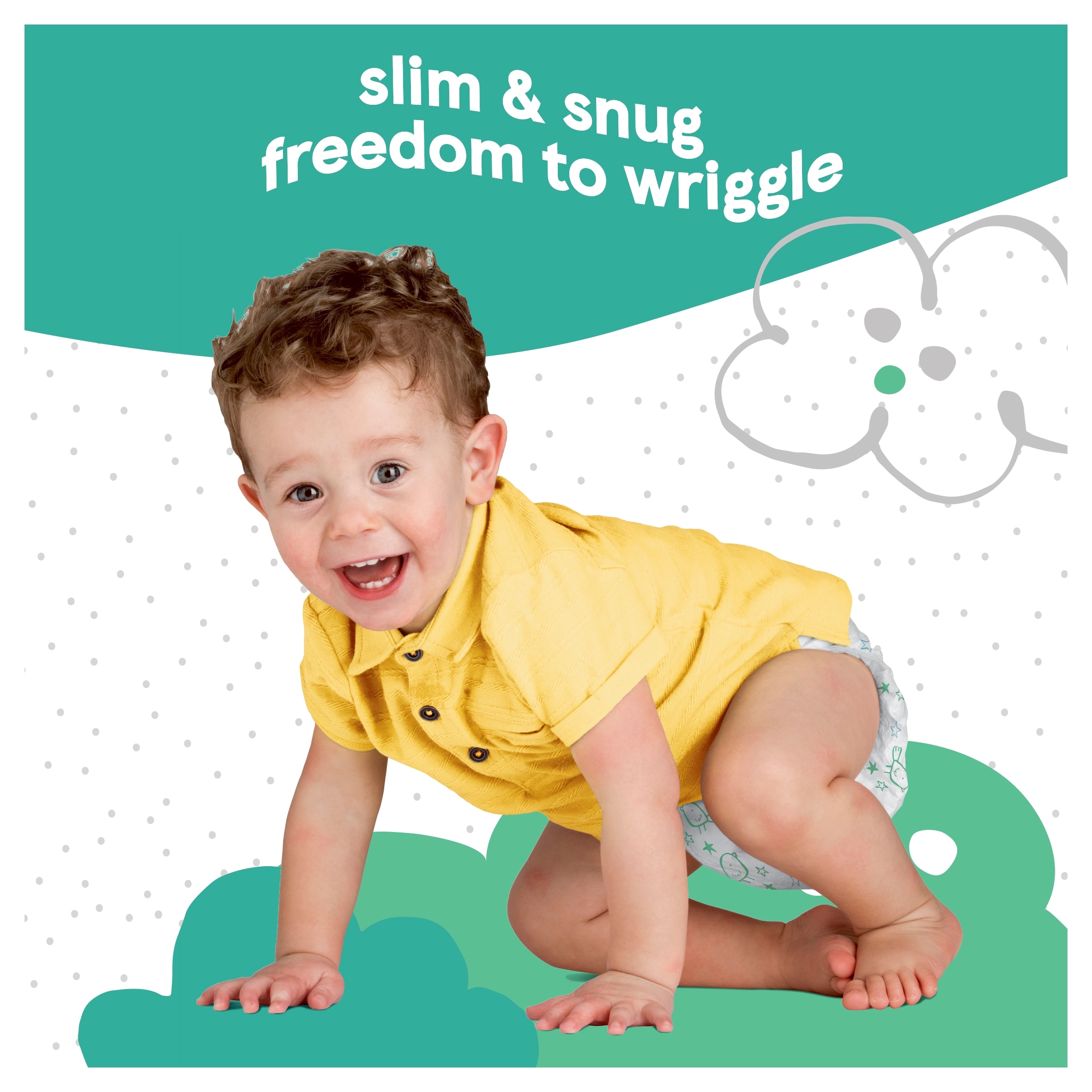 Fred & Flo Ultra Dry Nappies Size 5 Jumbo Pack 72 Pack thumbnail 3