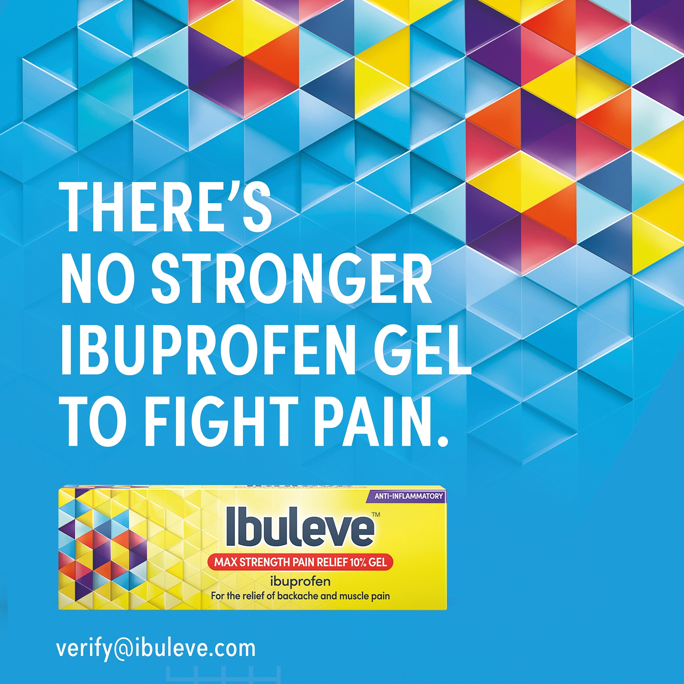 Ibuleve Max Strength Ibuprofen Pain Relief 10% Gel 50g thumbnail 2