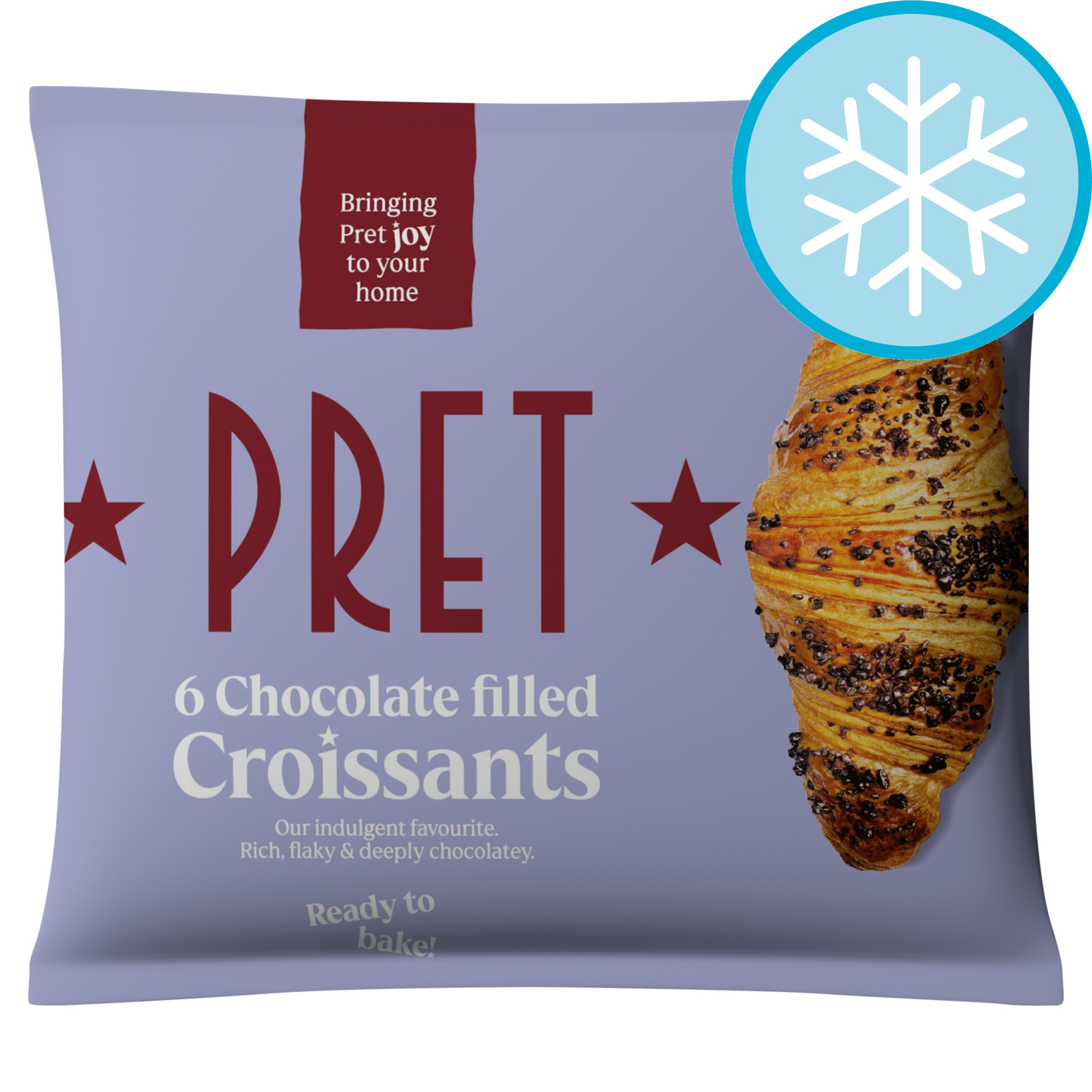 Pret 6 Chocolate Frozen Croissants